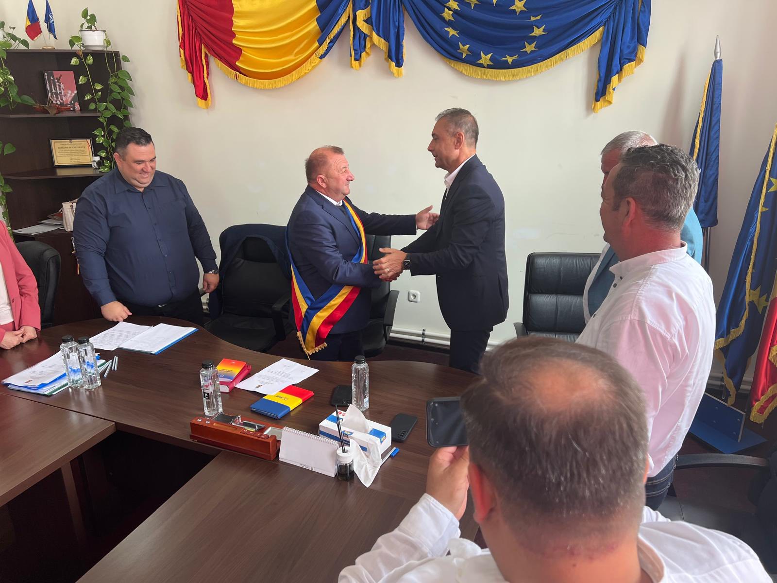 Dumitru Preda a fost învestit în funcția de primar
