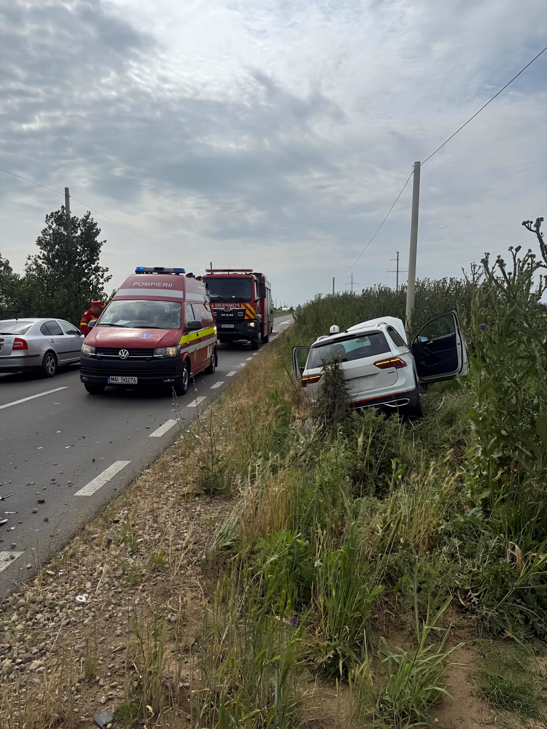 Accident rutier pe DJ 503