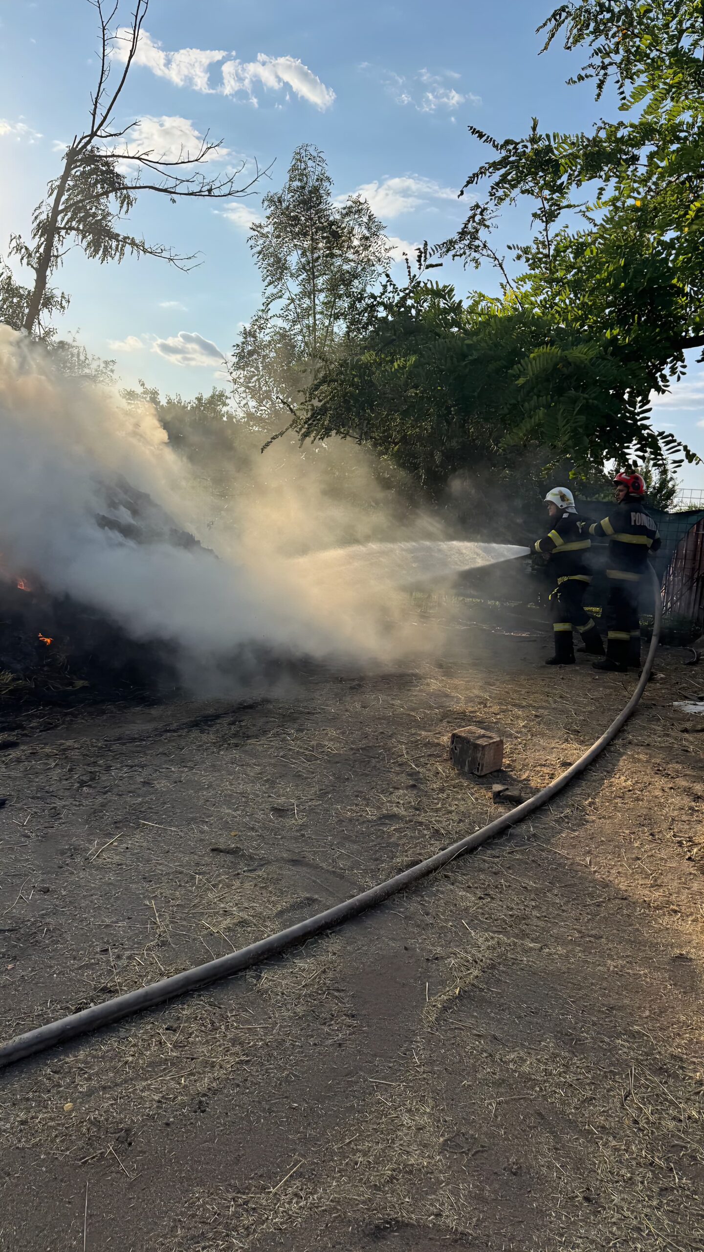 Incendiu într-o gospodărie din localitatea Letca Nouă.