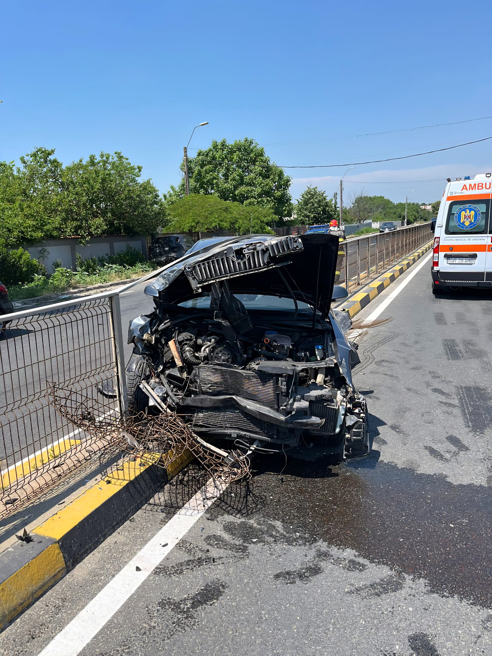 Accident pe DN 5 în localitatea Daia