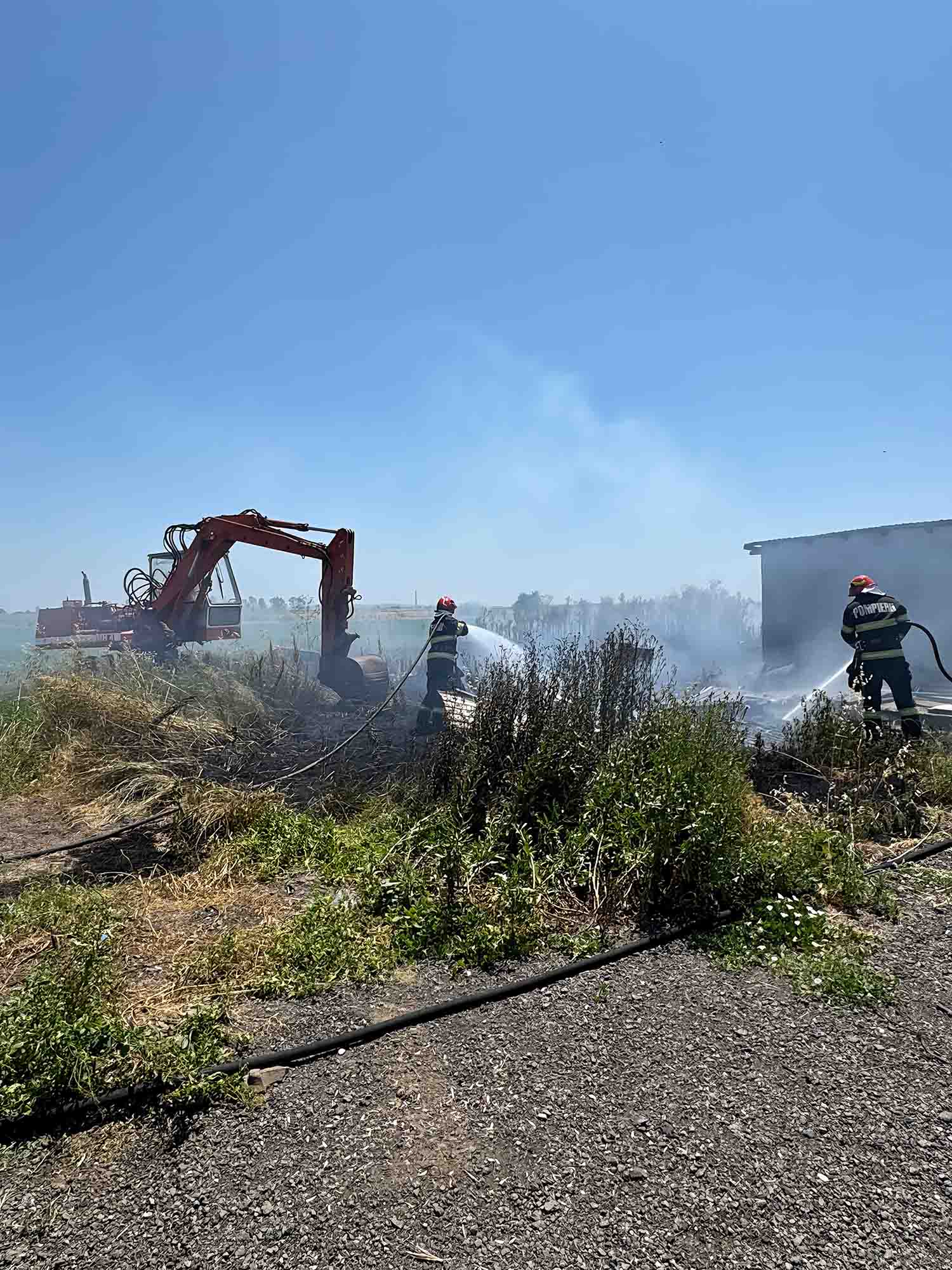 Pompierii giurgiuveni au stins în ultimele ore 6 incendii