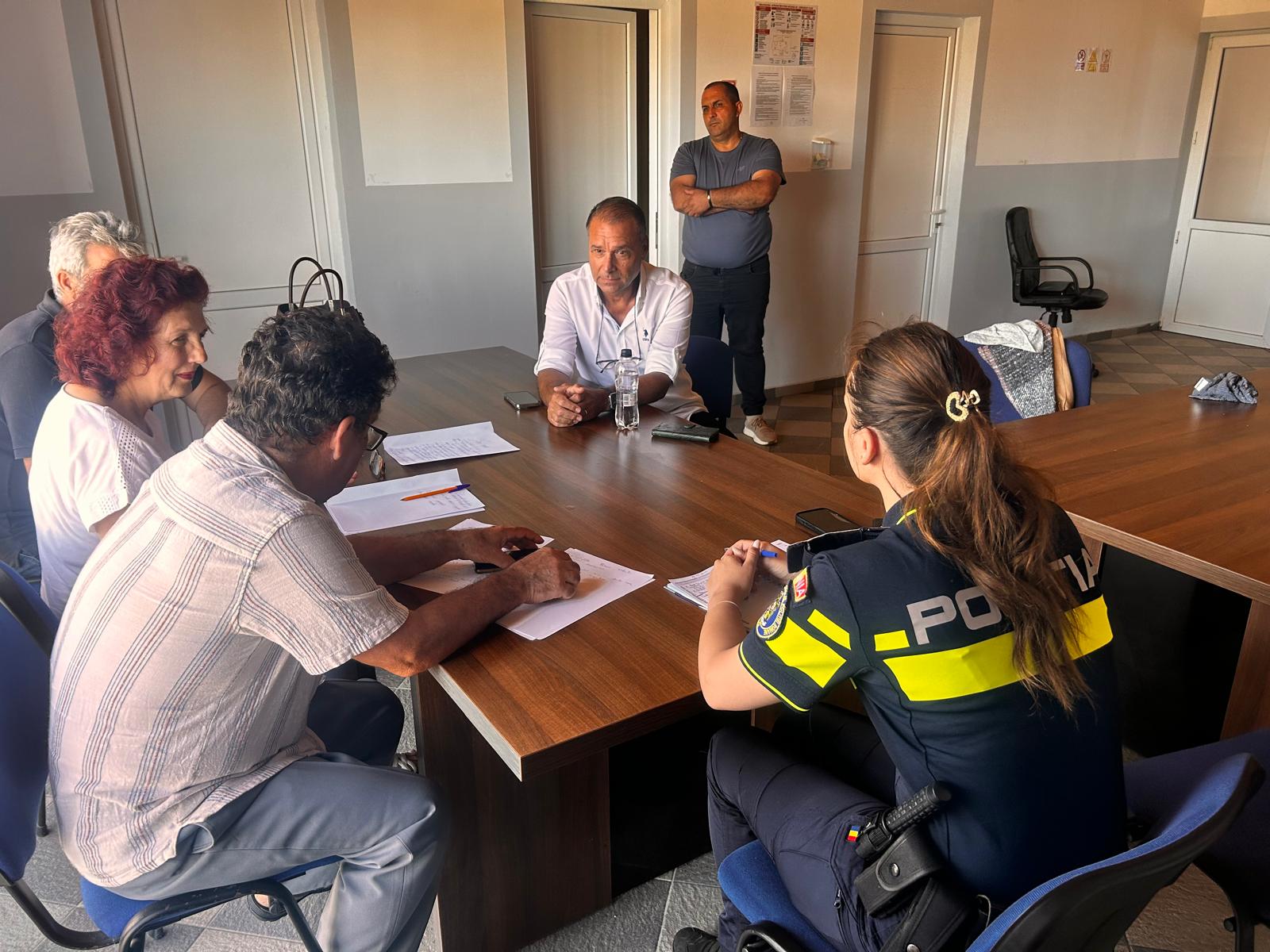 Prefectul județului Giurgiu, de urgență în teritoriu