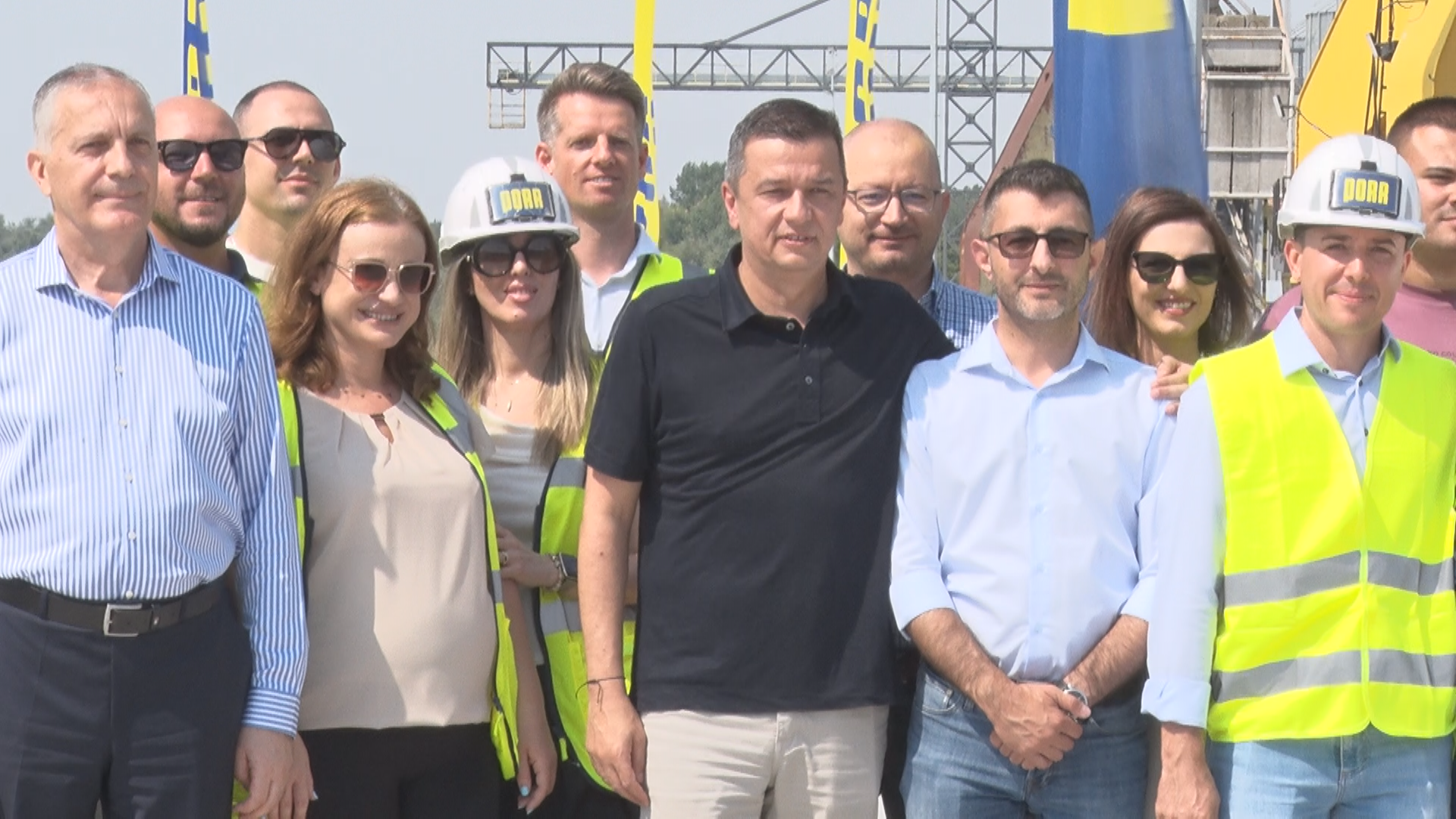 Recepție de lucrări în portul Giurgiu