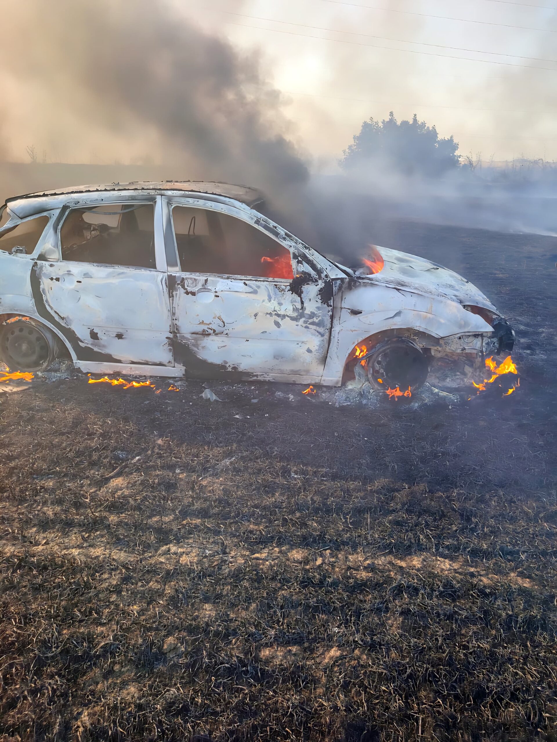 Incendiu în localitatea Bălănoaia