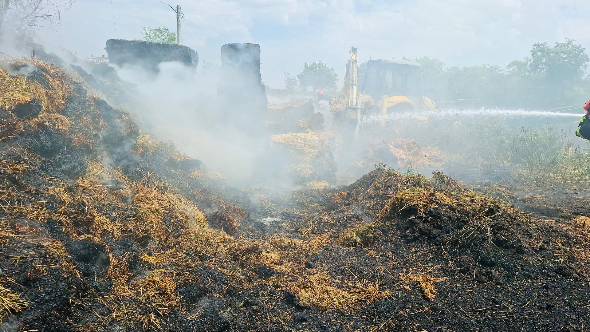 Incendiu de proporții în localitatea Chiriacu