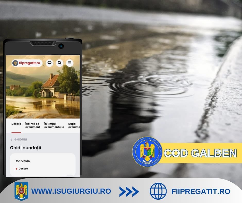 Cod galben de instabilitate atmosferică