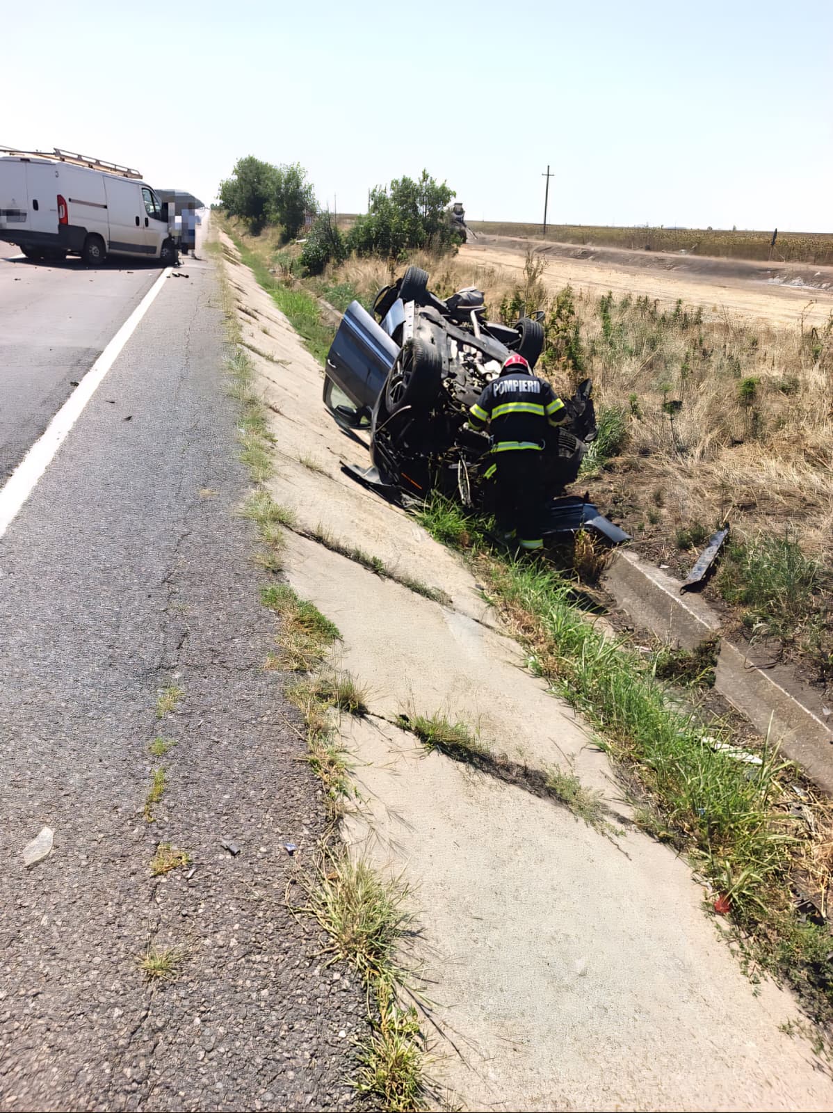 Accident rutier pe DN 5