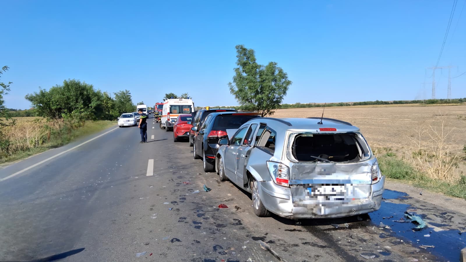Accident grav pe DN 6