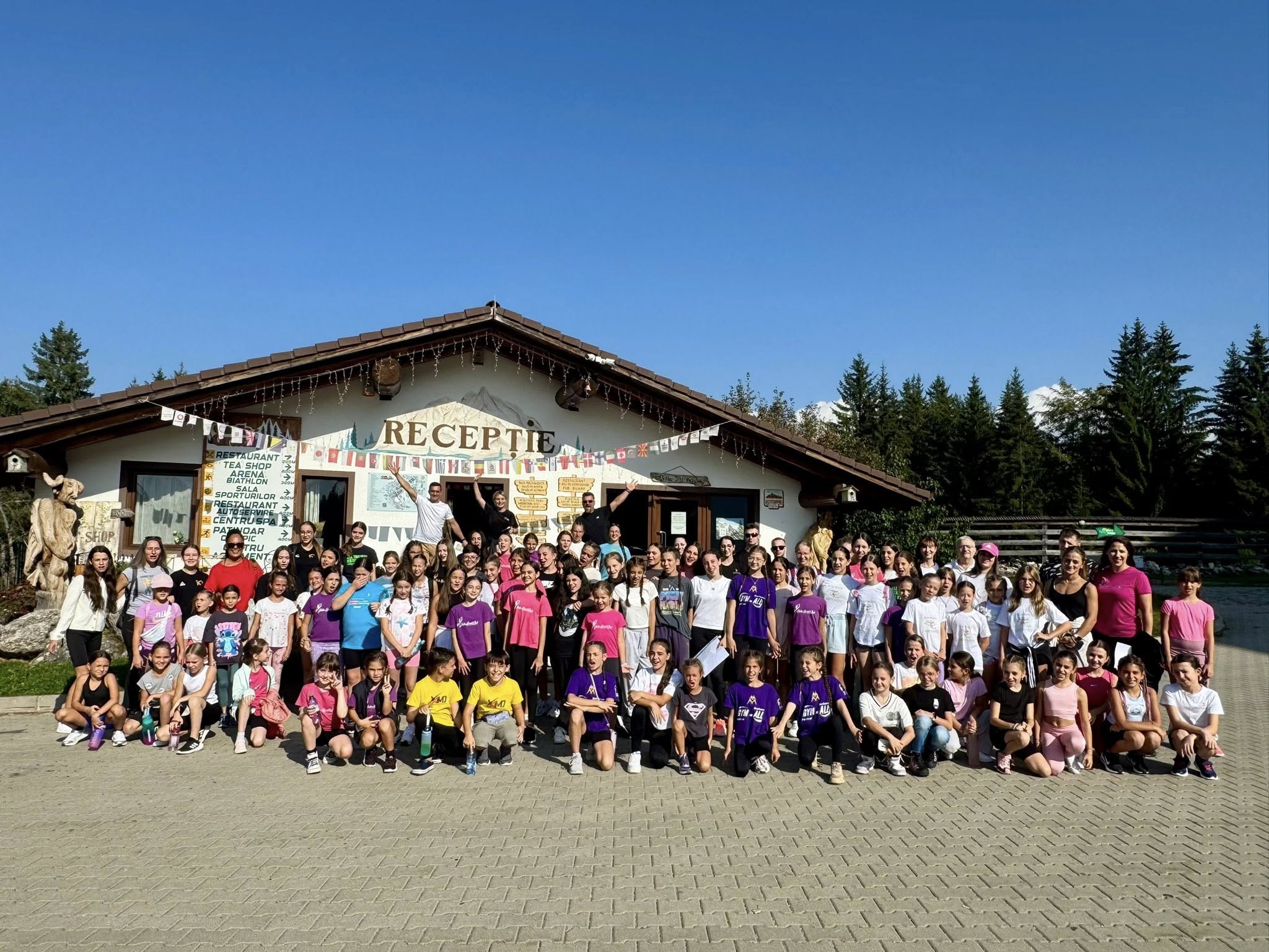 Cantonament național de gimnastică la Cheile Grădiștei