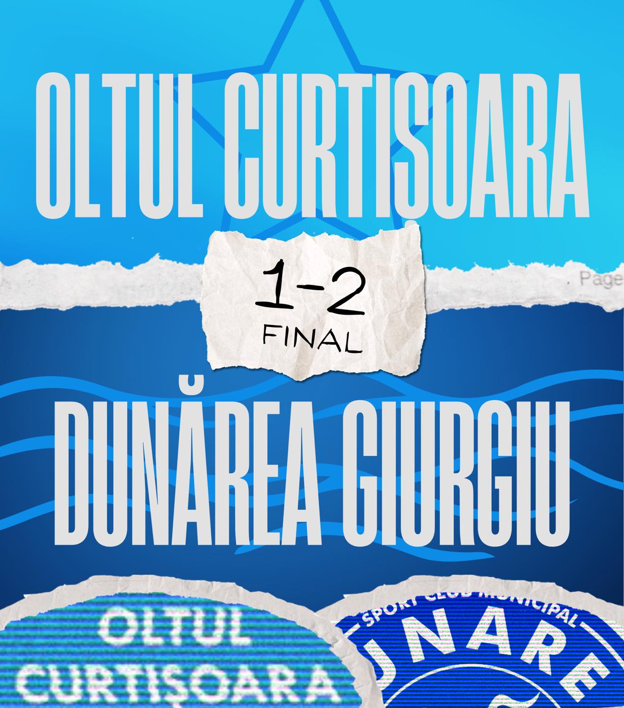 Victorie pentru Dunărea Giurgiu în județul Olt