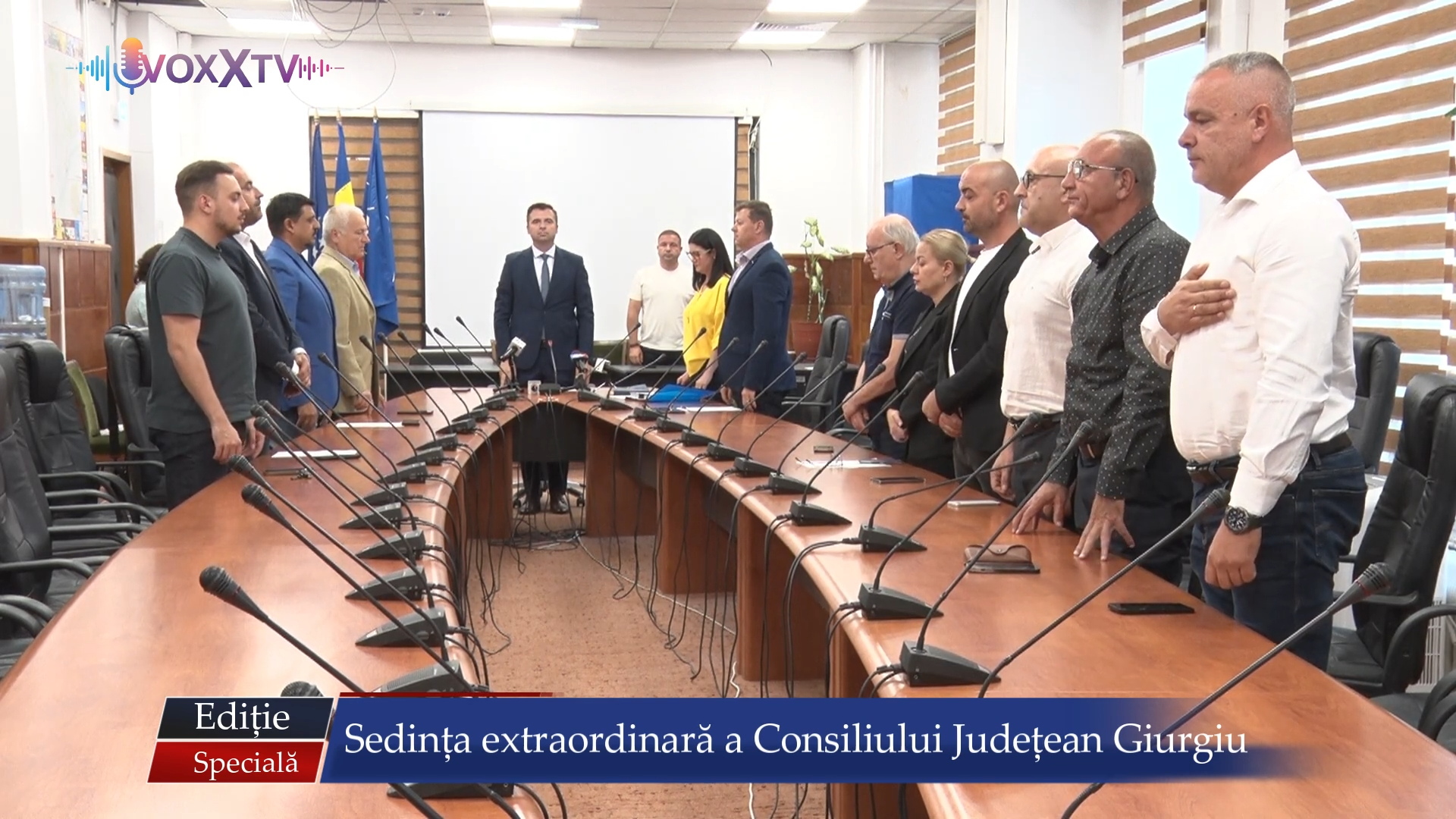 Sedința extraordinară a Consiliului Județean Giurgiu – 18/09/2025