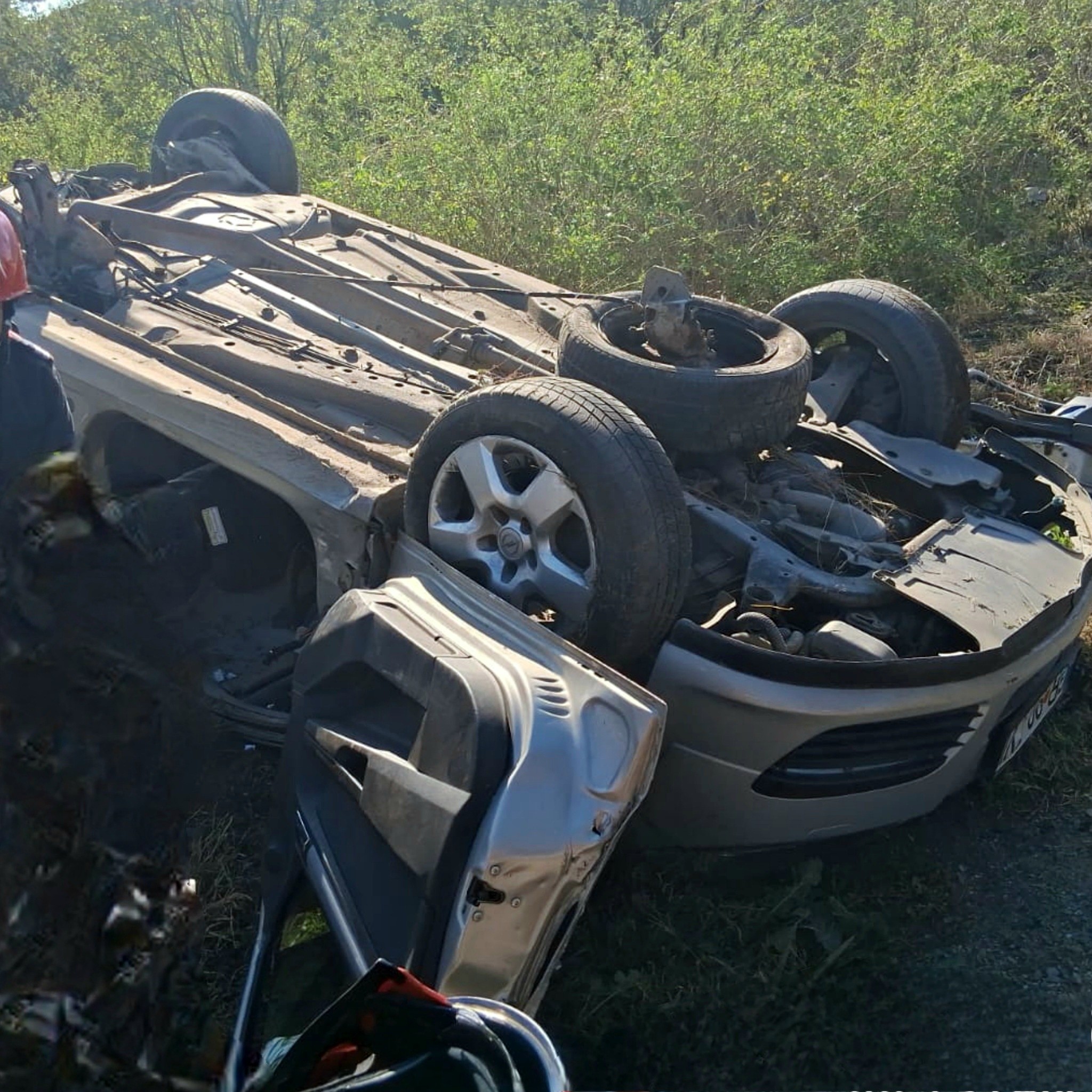 Accident rutier produs, în această după-amiază, la ieșire din localitatea Greaca
