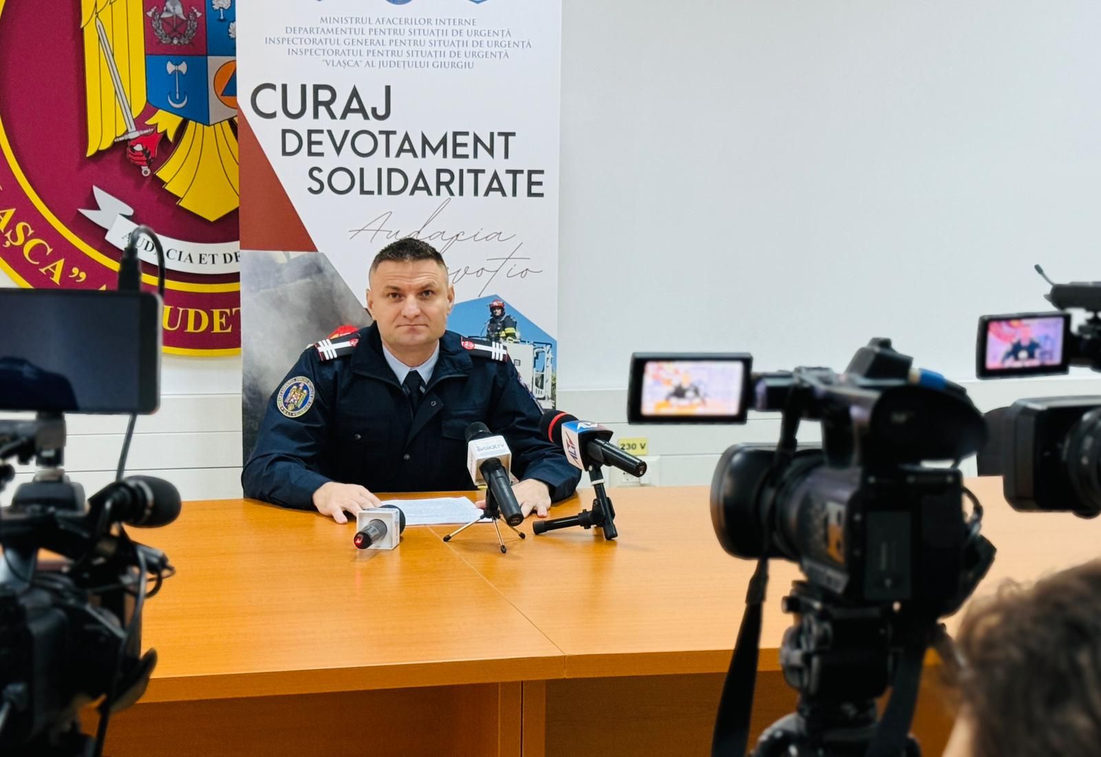 Conferință de presă: Statistica incendiilor în perioada ianuarie – octombrie 2025