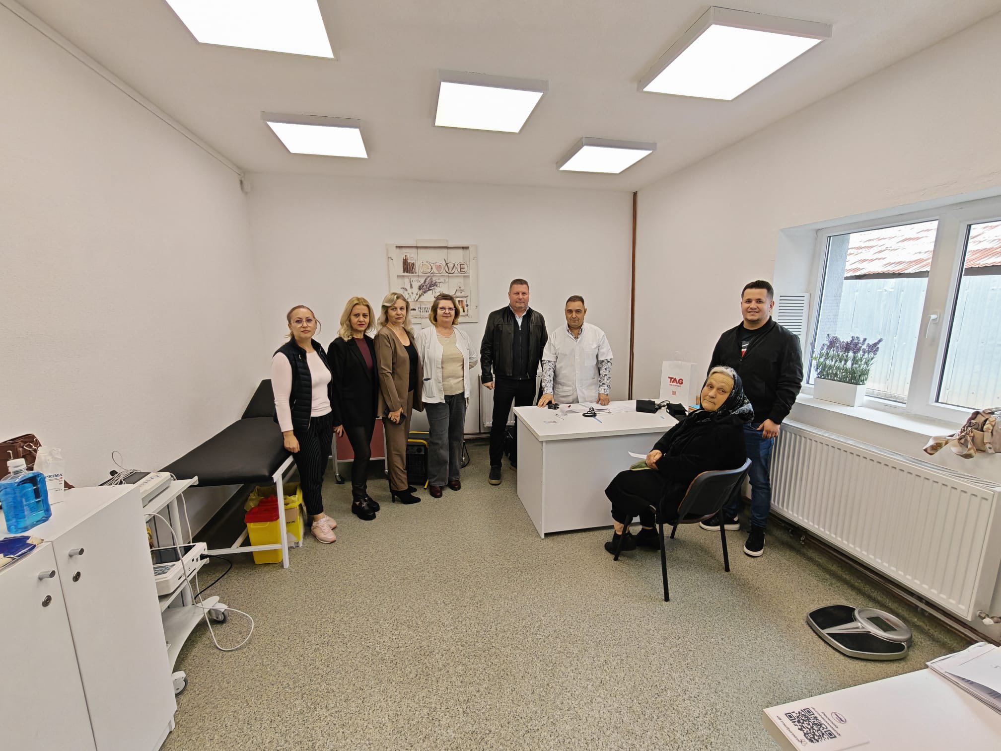 Primarul Dan Rusu a participat astăzi la inaugurarea Clinicii Onix din Adunații Copăceni