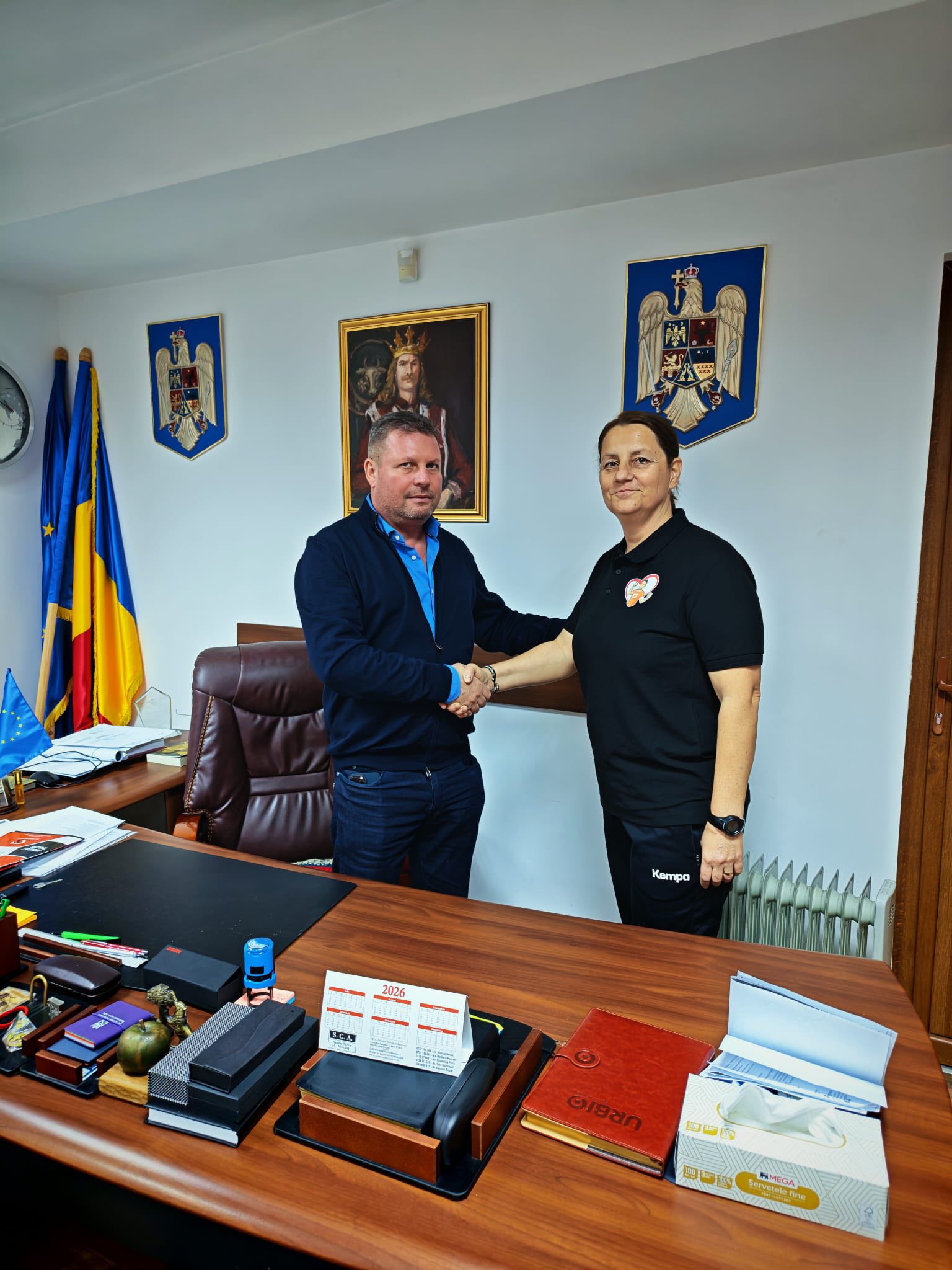 Dan Rusu: Astăzi am pus bazele unui parteneriat cu Academia de Handbal Ionica Munteanu