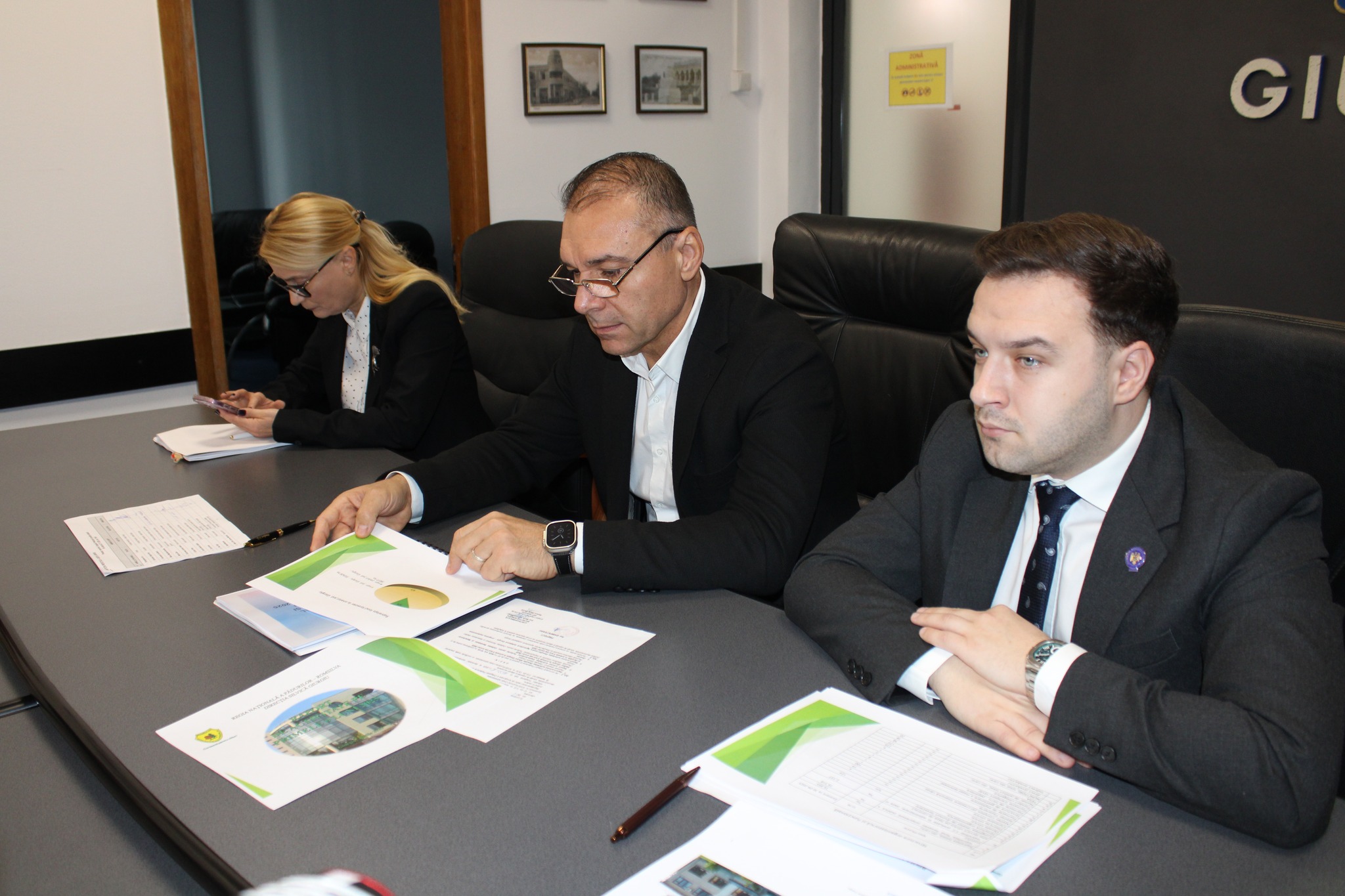 Ședință de lucru a Colegiului Prefectural Giurgiu cu diverse teme pe ordinea de zi