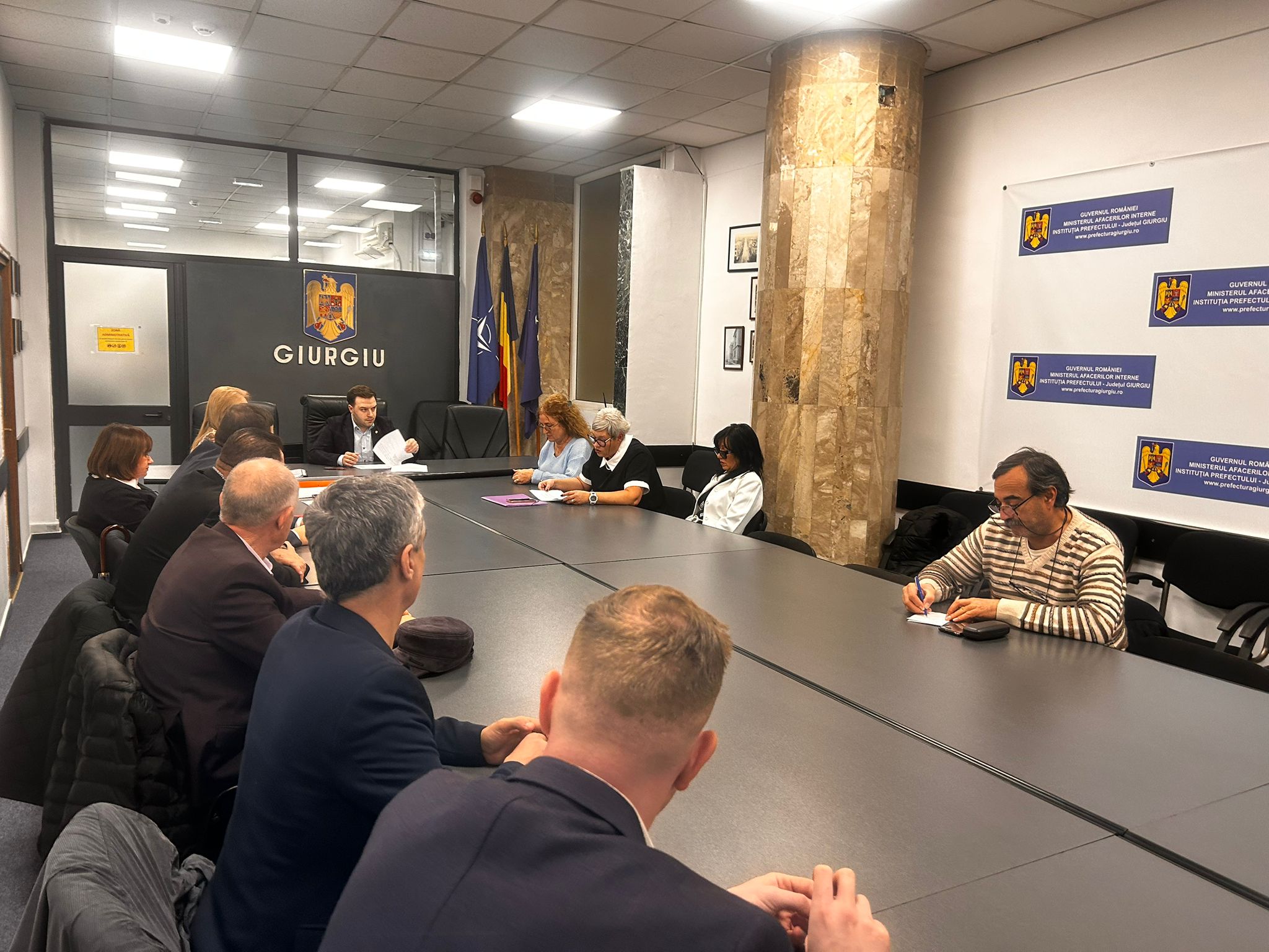 Evoluția economico-socială a județului Giurgiu, discutată în C.D.S.