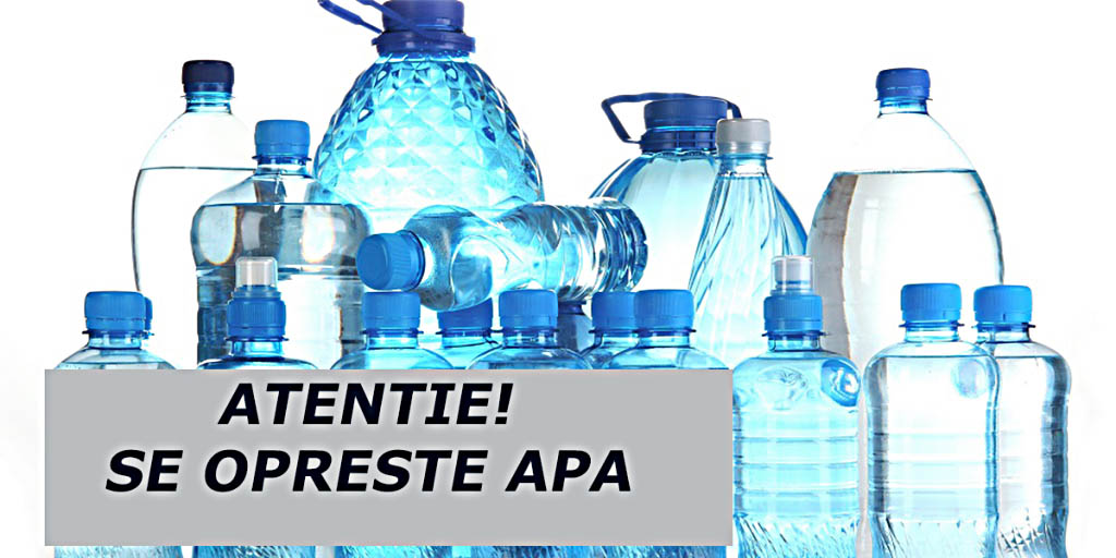 Atenție se oprește apa!