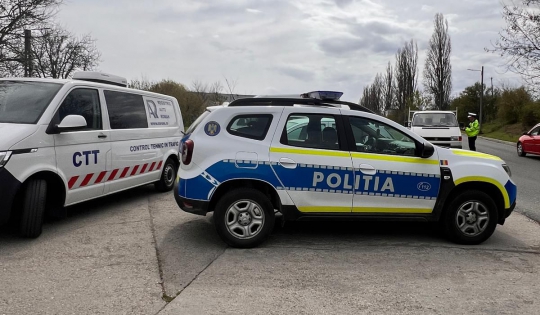INFRACȚIUNI RUTIERE CONSTATATE DE CĂTRE POLIȚIȘTII GIURGIUVENI