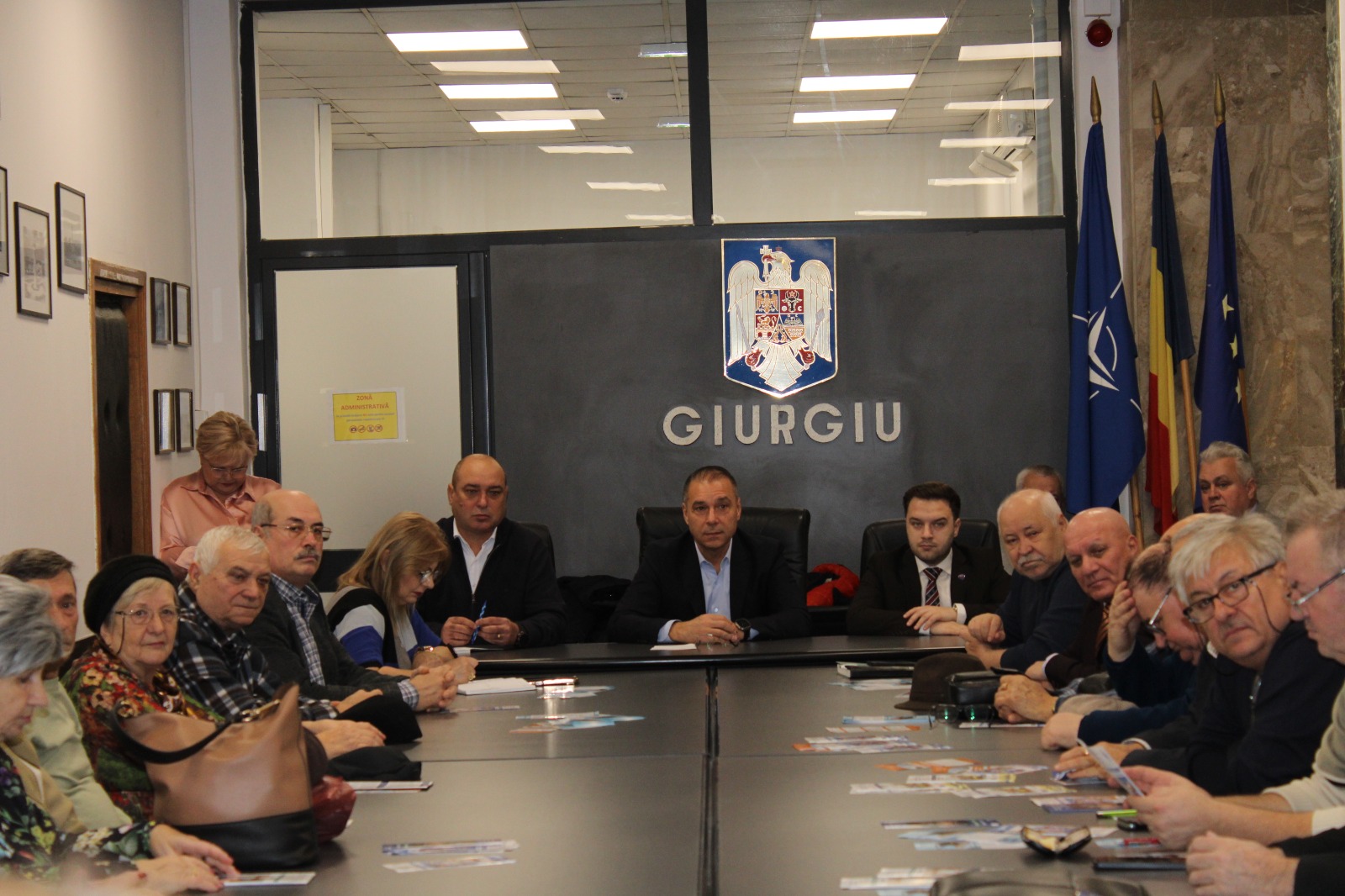 Ședința periodică de lucru a Comitetului județean consultativ de dialog civic pentru problemele persoanelor vârstnice Giurgiu