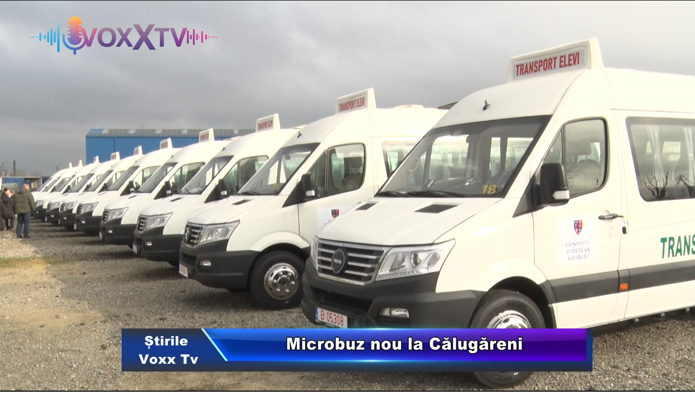 Microbuz nou la Călugăreni