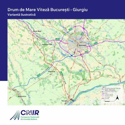 Realizarea Studiului de Fezabilitate pentru Drumul de mare viteză București-Giurgiu va începe din 19 ianuarie 2026