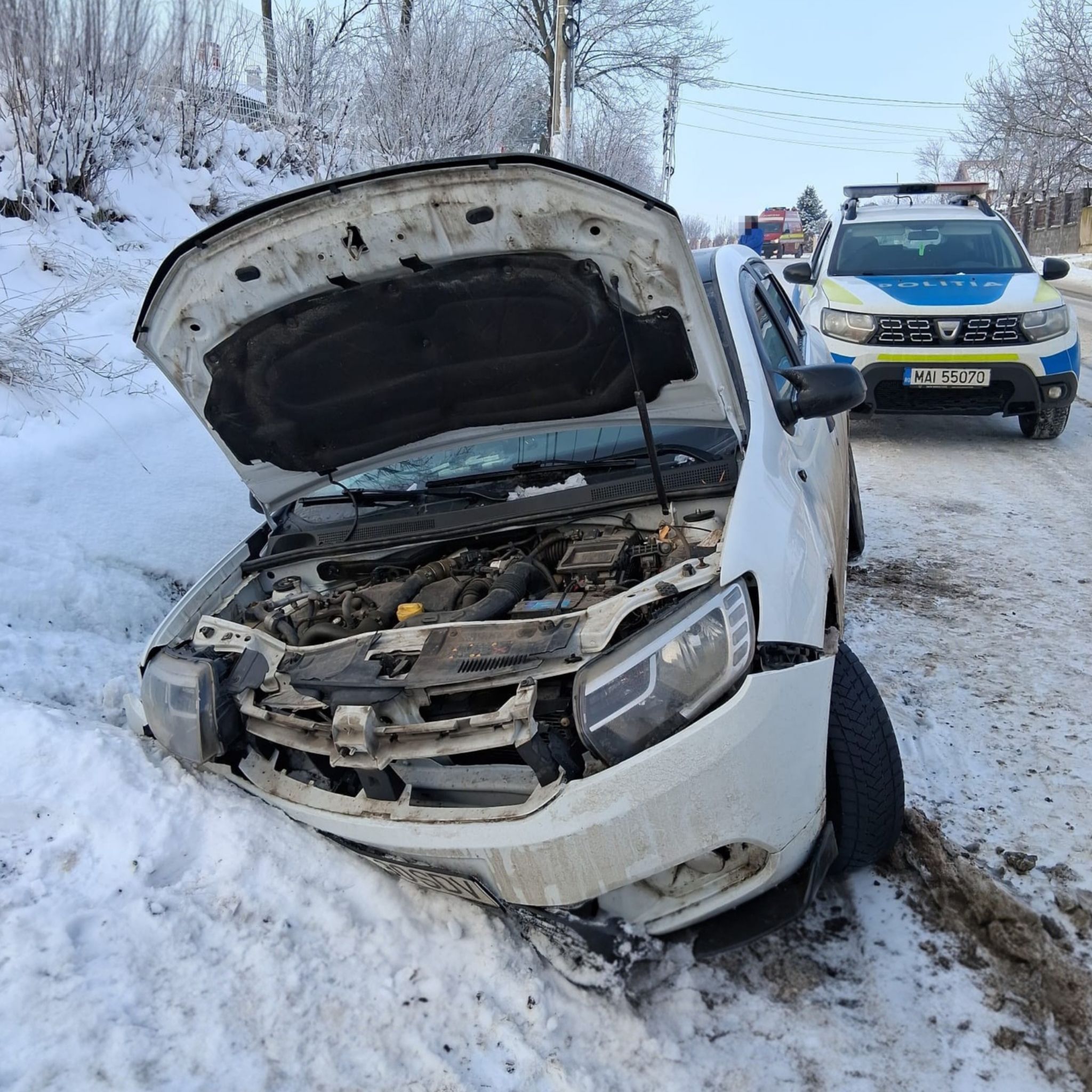 Accident rutier în această dimineață, în localitatea Milcovățu, comuna Letca Nouă