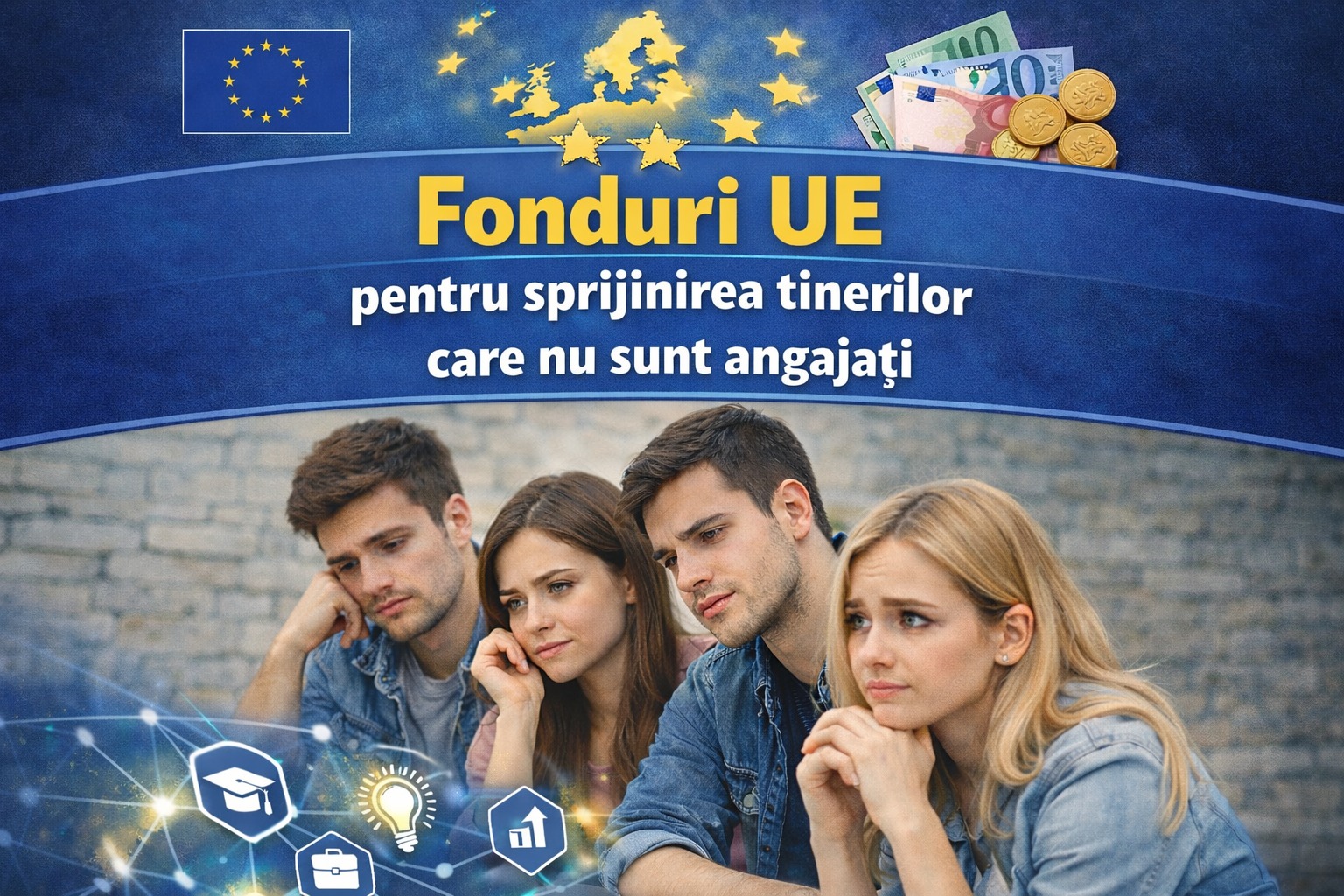 România folosește fonduri europene pentru sprijinirea tinerilor