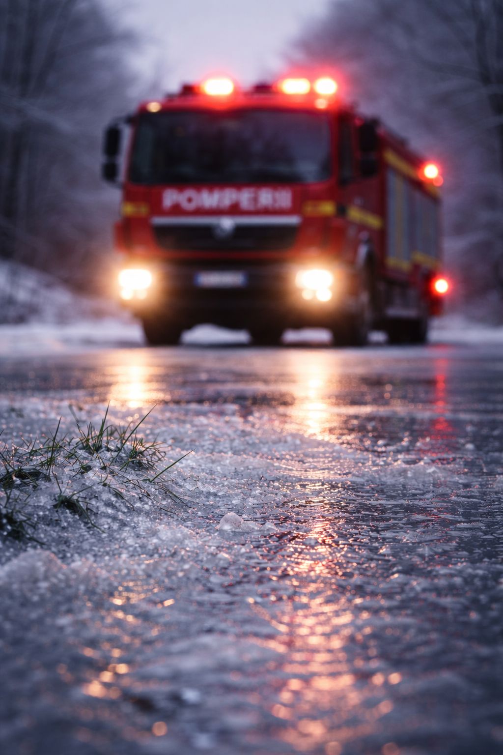 Codul galben de precipitații mixte și polei a fost prelungit până la ora 13:00