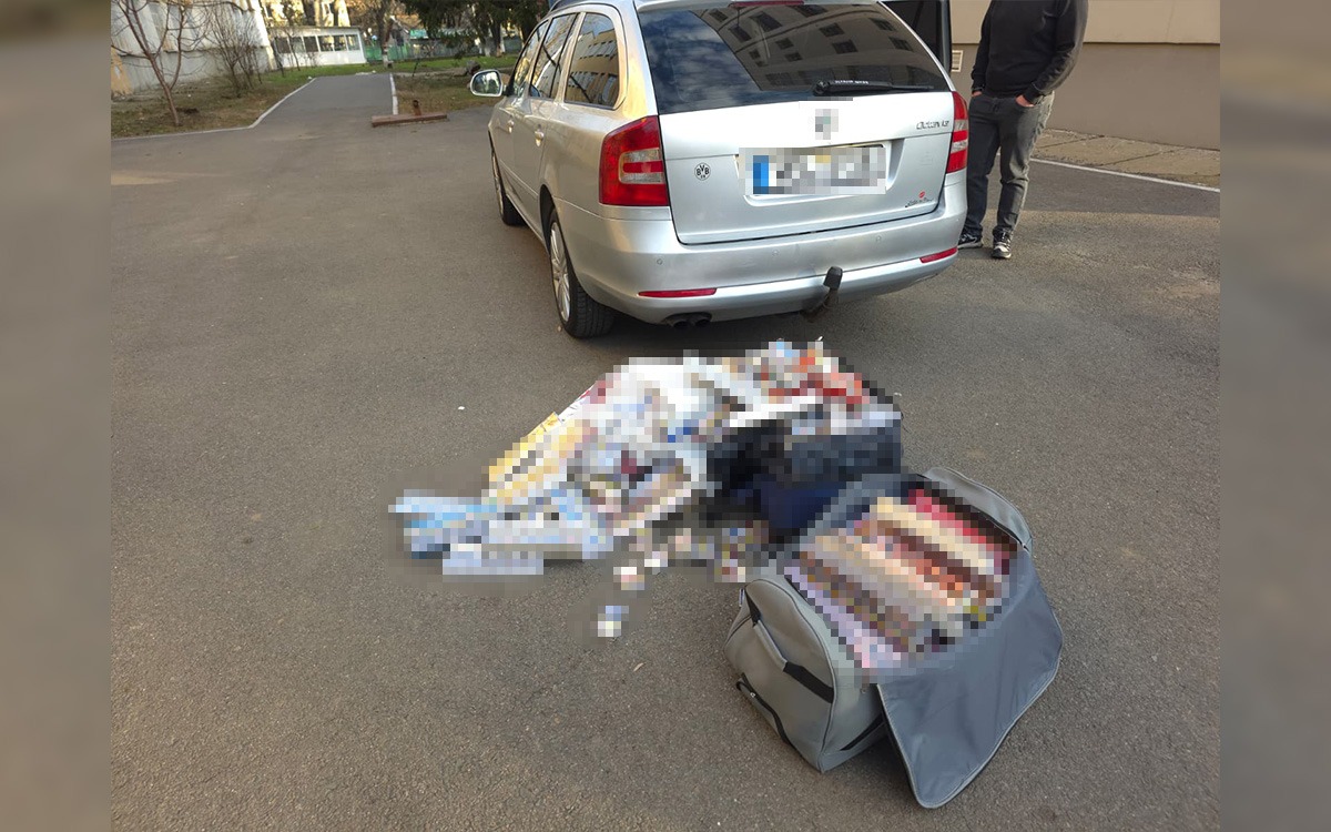 Țigarete în valoare de peste 41.000 lei descoperite la Giurgiu