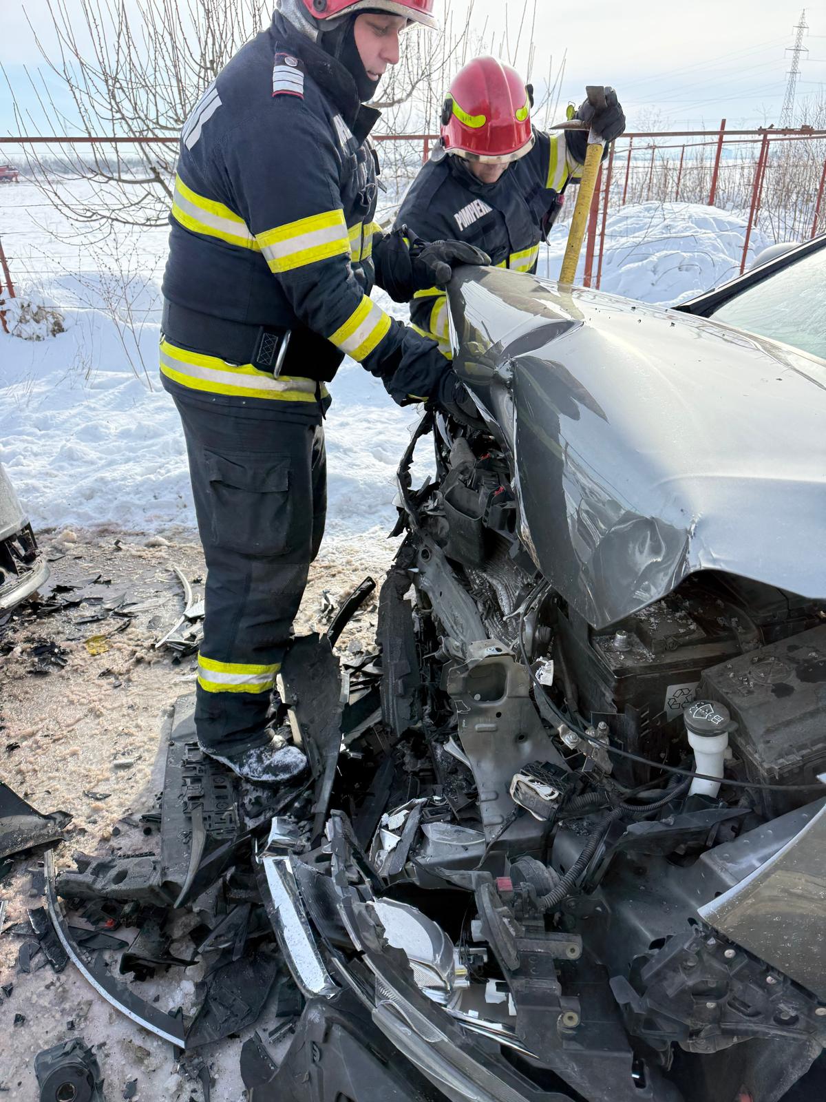Accident rutier între localitățile Bălănoaia și Frătești