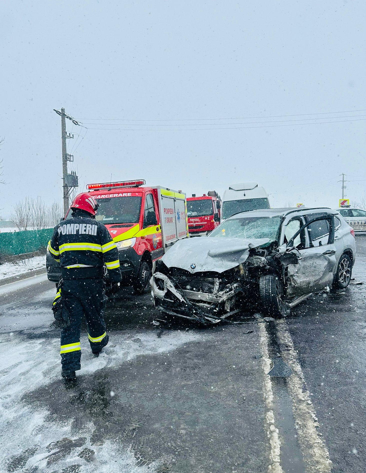 Accident rutier în această dimineață, pe DN5