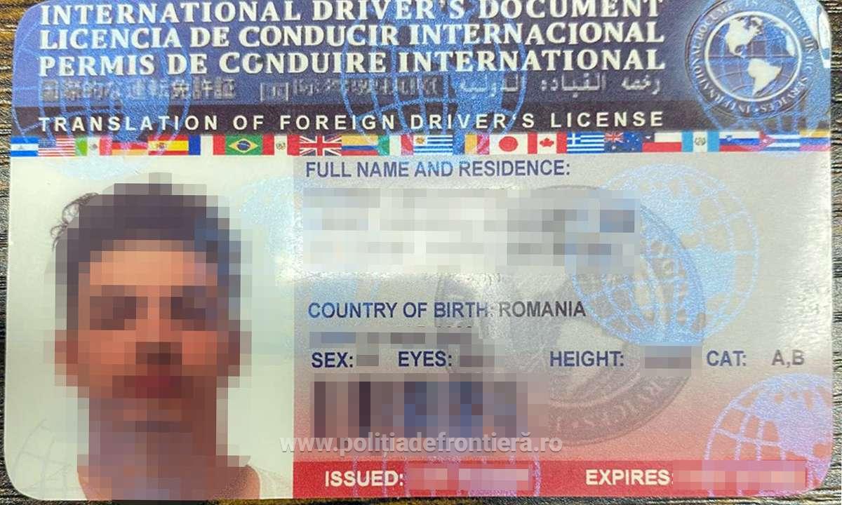 Cetățean minor depistat în trafic de polițiștii de frontieră cu permis de conducere fals