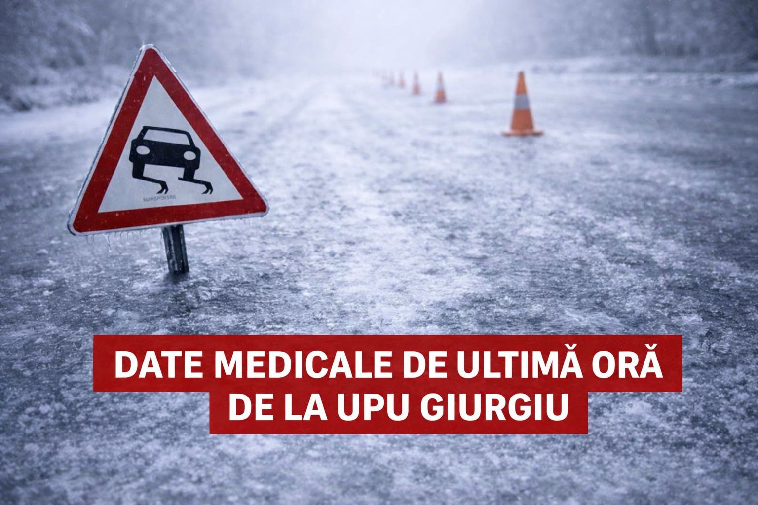 ULTIMELE INFORMAȚII Situația medicală generată de polei în Giurgiu