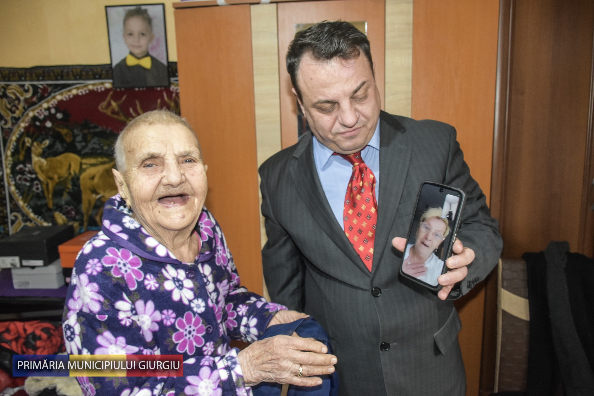 Centenar sărbătorit la Giurgiu: Doamna Nițu Ioana, un exemplu de energie și bucurie la 100 de ani