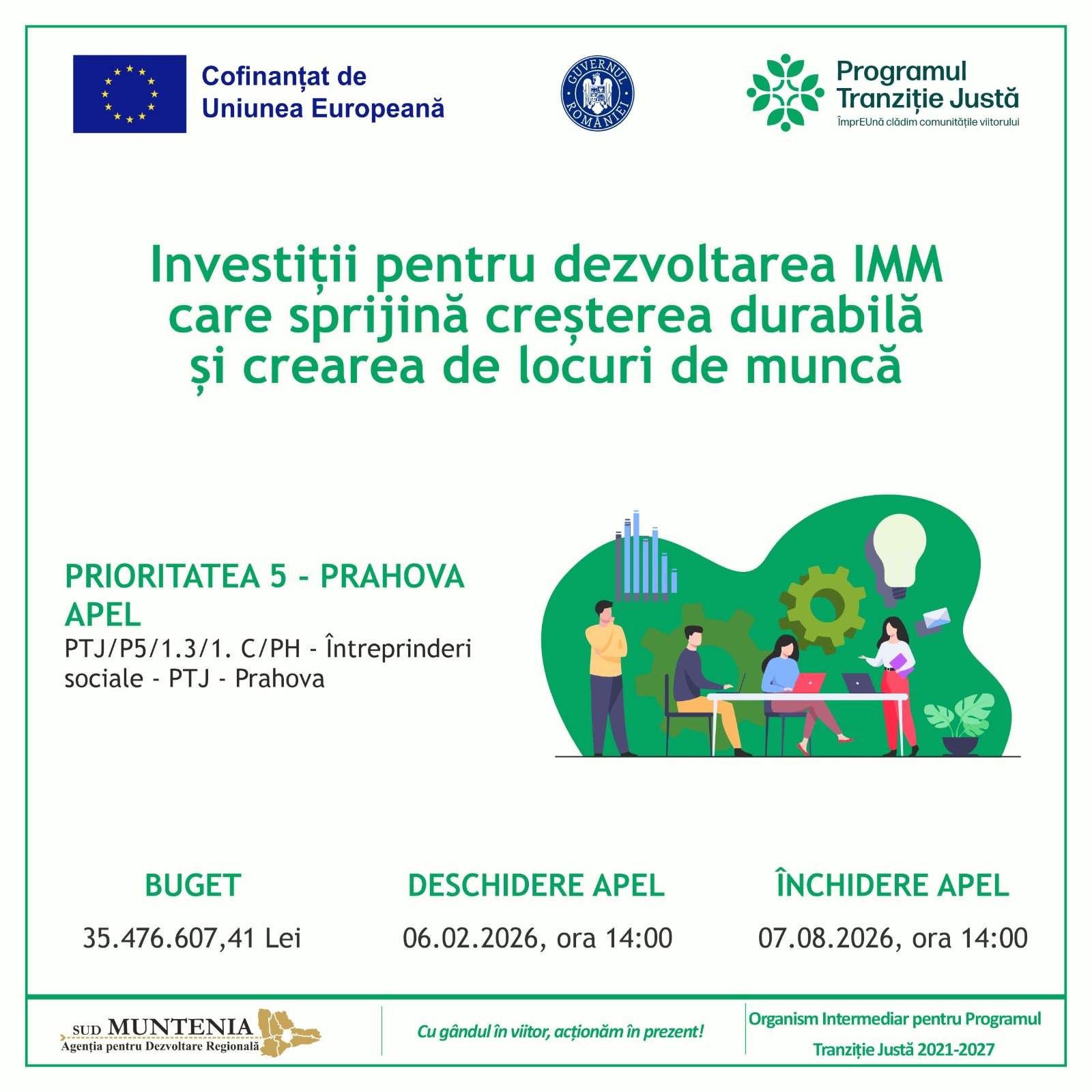 𝐒𝐩𝐫𝐢𝐣𝐢𝐧 𝐩𝐞𝐧𝐭𝐫𝐮 𝐜𝐨𝐦𝐮𝐧𝐢𝐭𝐚̆𝐭̦𝐢𝐥𝐞 𝐯𝐮𝐥𝐧𝐞𝐫𝐚𝐛𝐢𝐥𝐞: 𝐚𝐩𝐞𝐥 𝐝𝐞𝐬𝐜𝐡𝐢𝐬 𝐩𝐞𝐧𝐭𝐫𝐮 𝐞𝐜𝐨𝐧𝐨𝐦𝐢𝐚 𝐬𝐨𝐜𝐢𝐚𝐥𝐚̆ 𝐩𝐫𝐢𝐧 𝐏𝐓𝐉 𝟐𝟎𝟐𝟏–𝟐𝟎𝟐𝟕