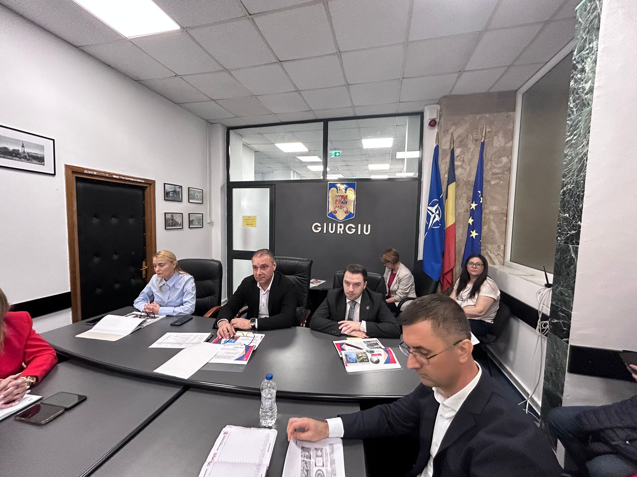 Evaluarea activității structurilor M.A.I. din județul Giurgiu în cadrul ședinței Colegiului Prefectural