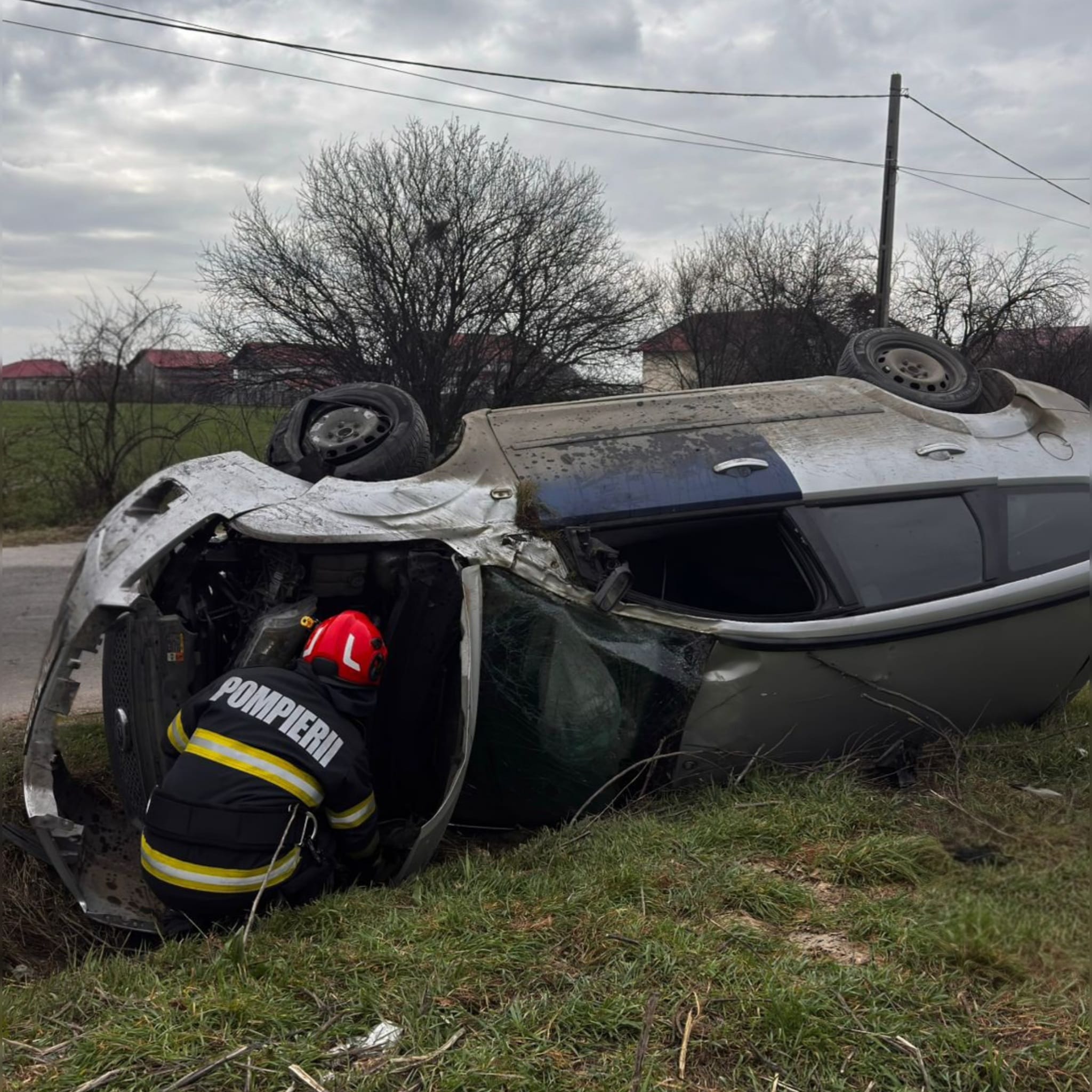 Accident rutier, în această dimineață, în localitatea Buturugeni