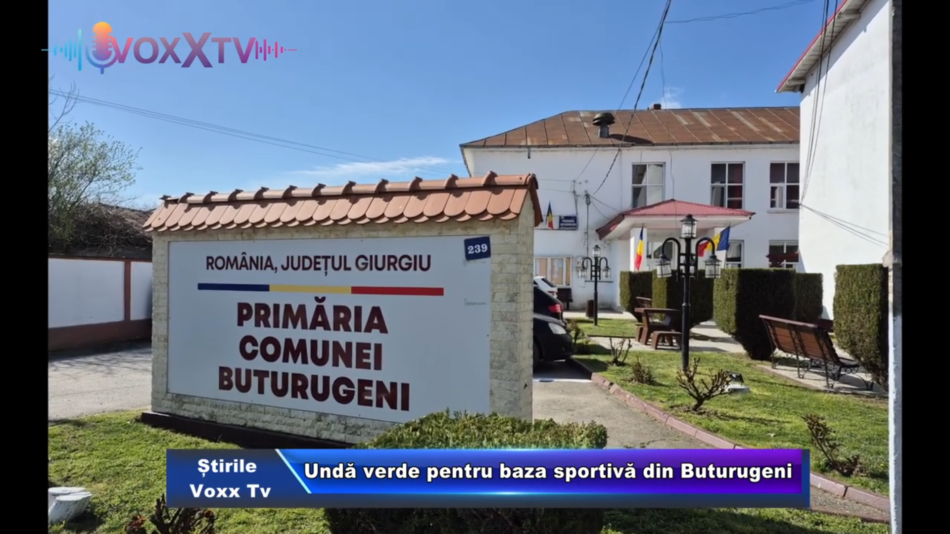 Undă verde pentru baza sportivă din Buturugeni