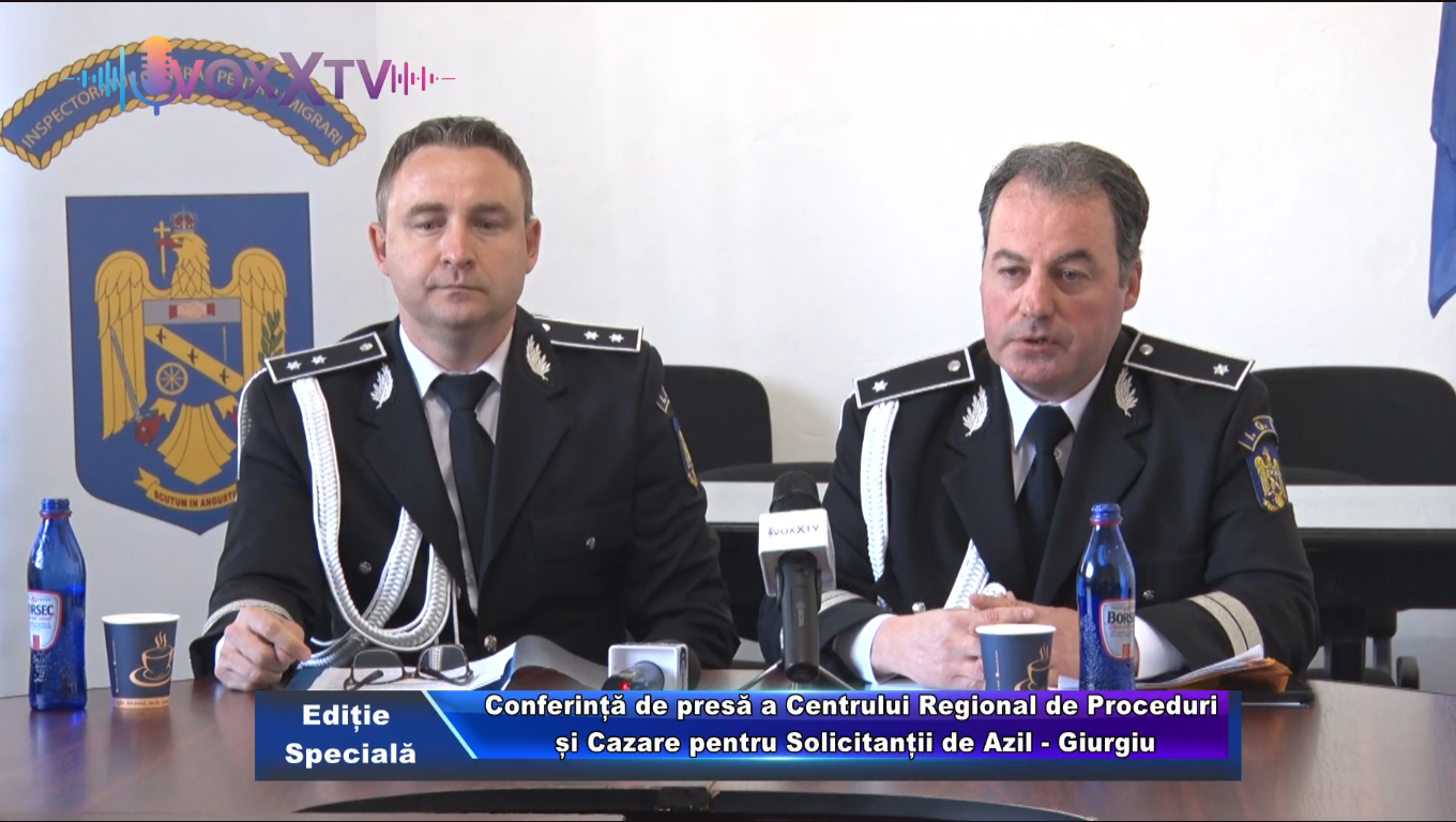 Conferință de presă a Centrului Regional de Proceduri și Cazare pentru Solicitanții de Azil Giurgiu – 23/04/2026