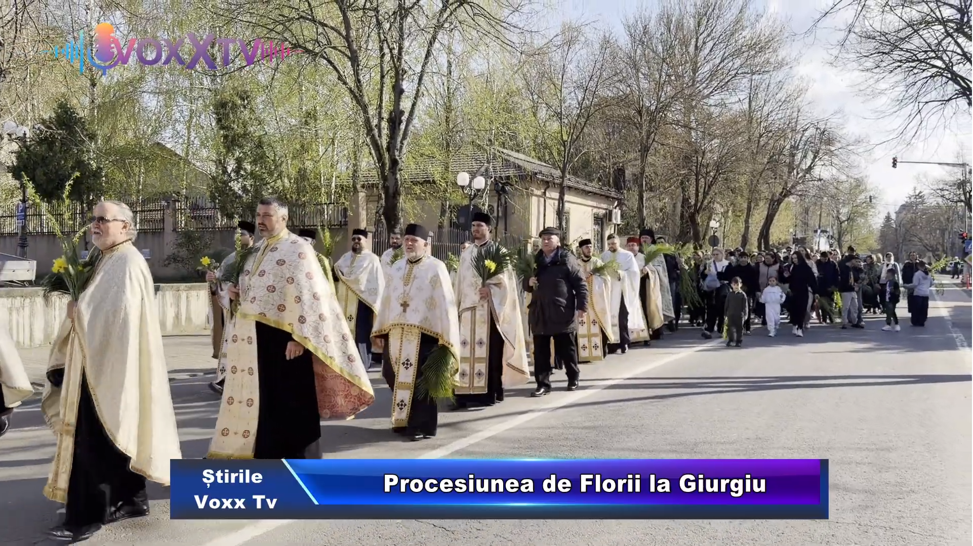 Procesiunea de Florii la Giurgiu