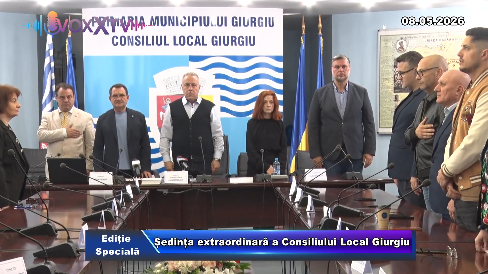 Ședința extraordinară a Consiliului Local Giurgiu – 08/05/2026
