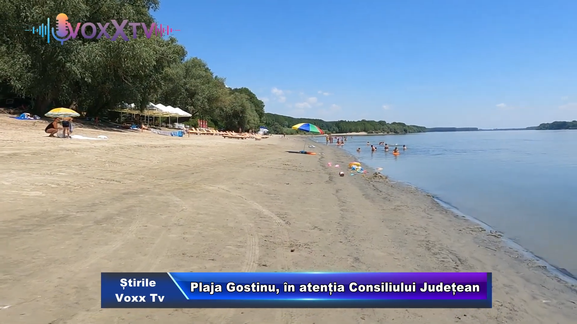 Plaja Gostinu, în atenția Consiliului Județean