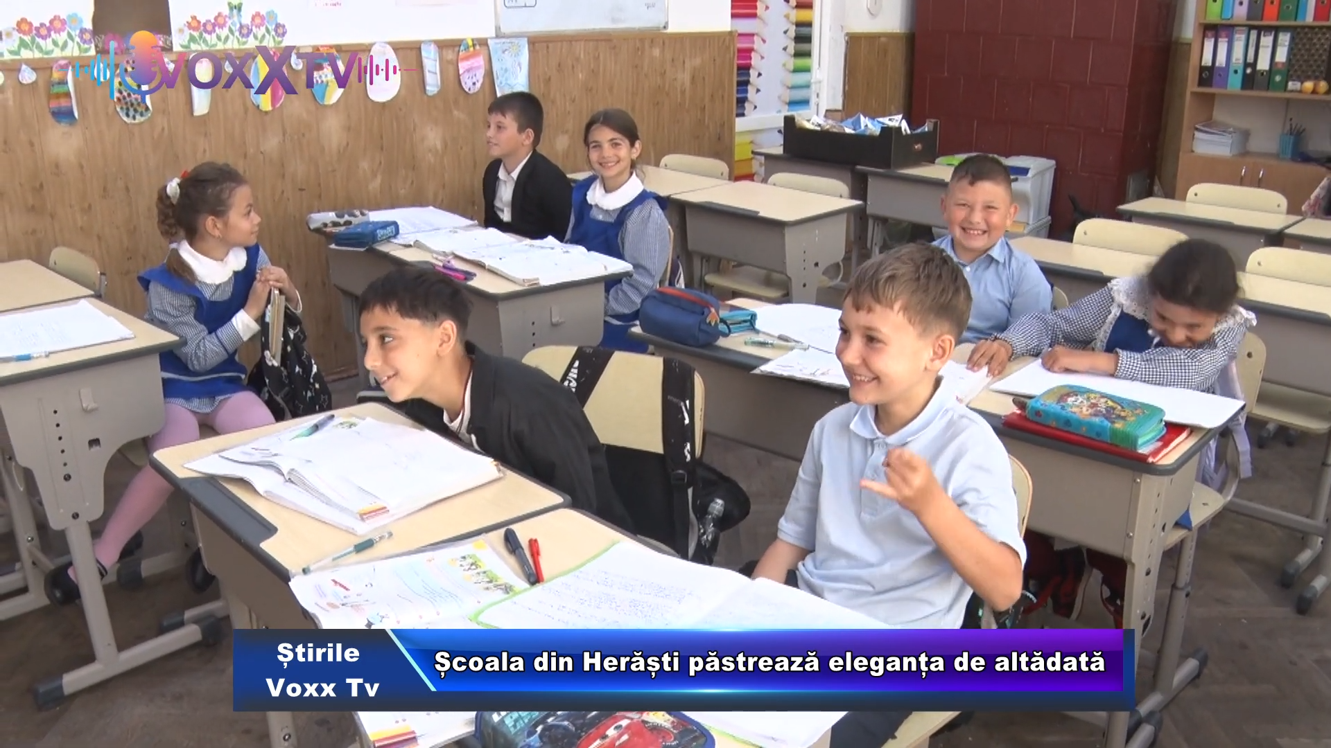 Școala din Herăști păstrează eleganța de altădată