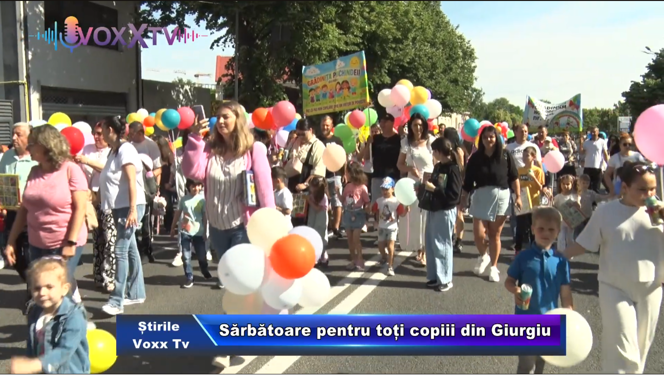 Sărbătoare pentru toți copiii din Giurgiu