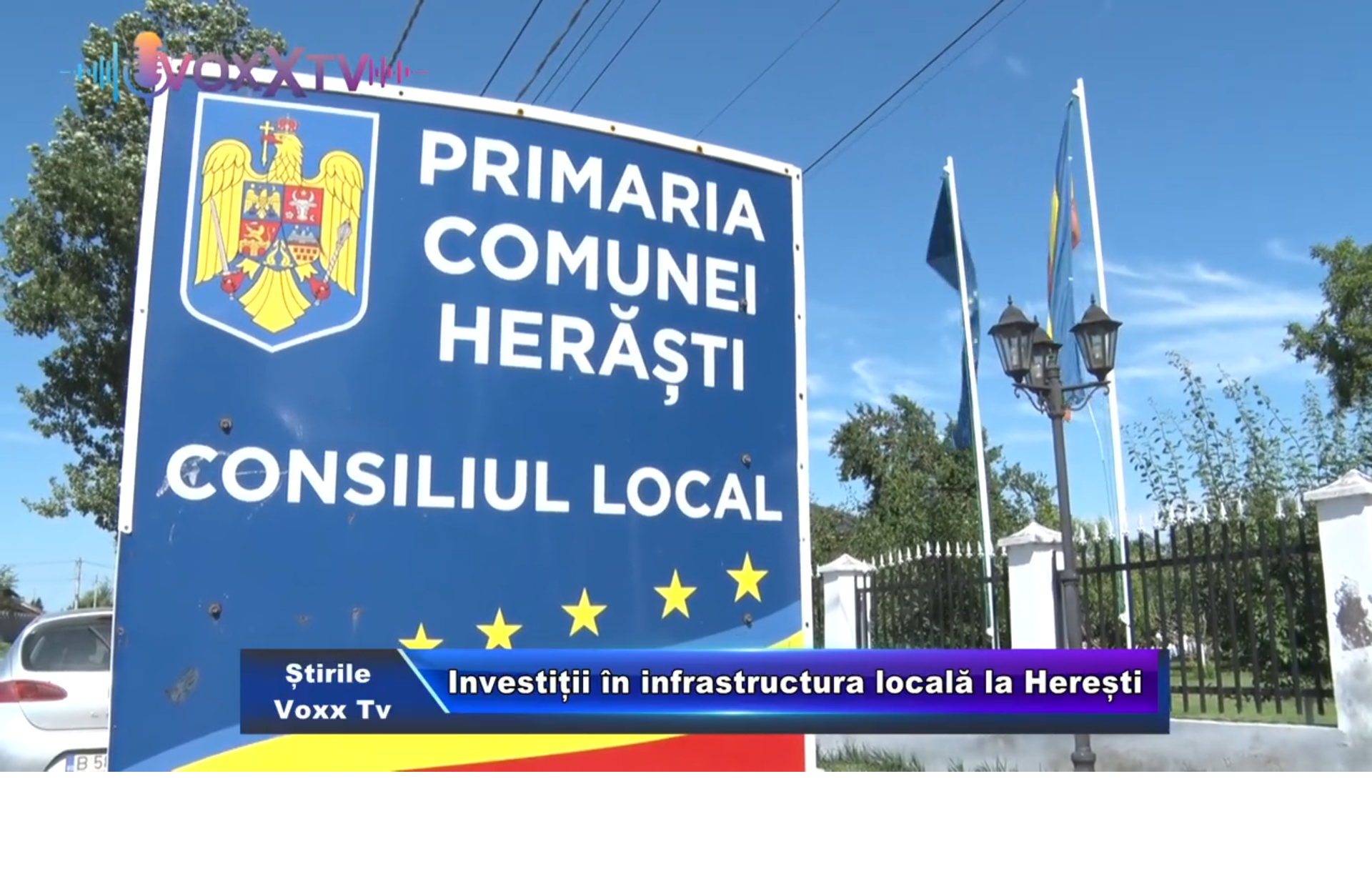 Investiții în infrastructura locală la Herești
