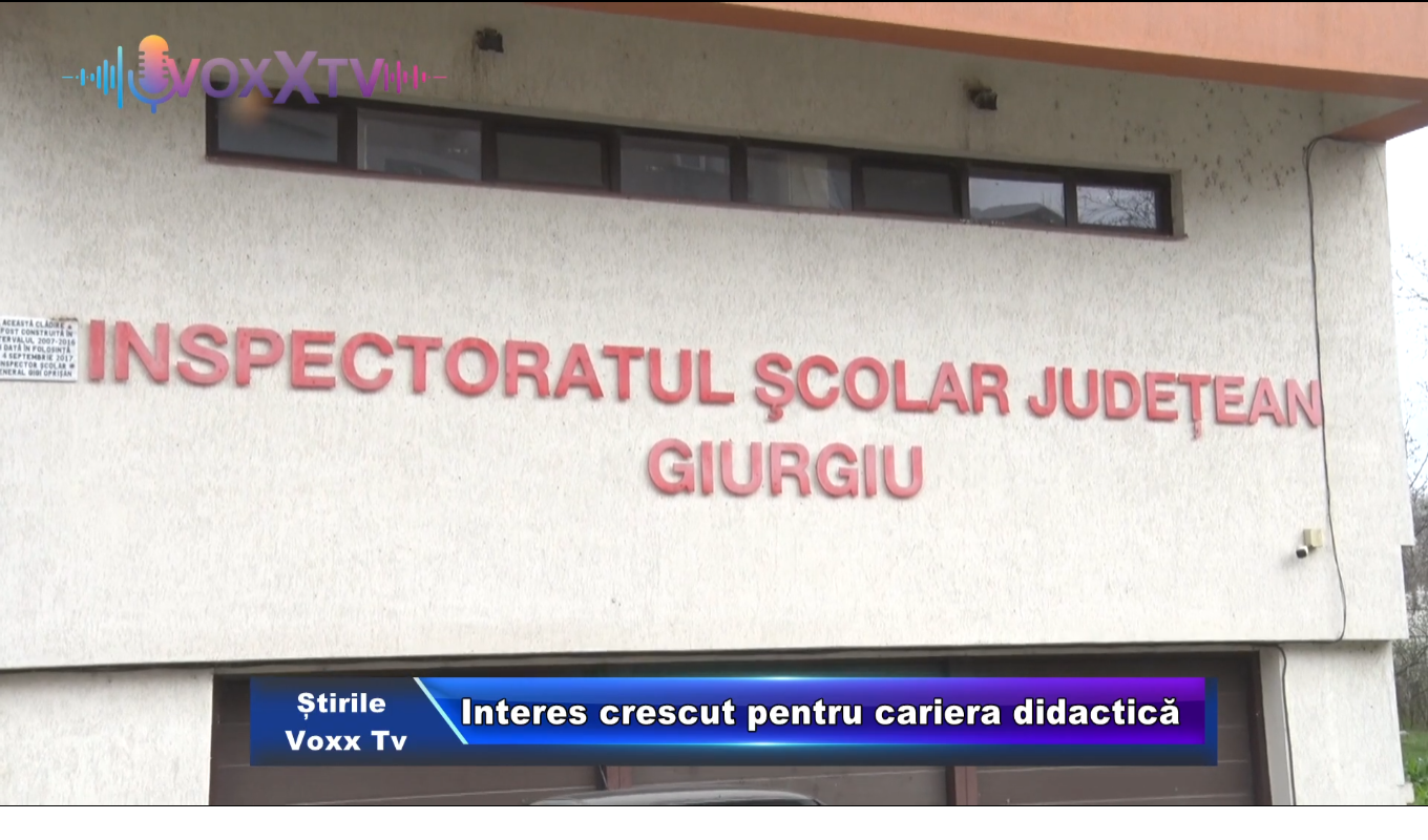 Interes crescut pentru cariera didactică
