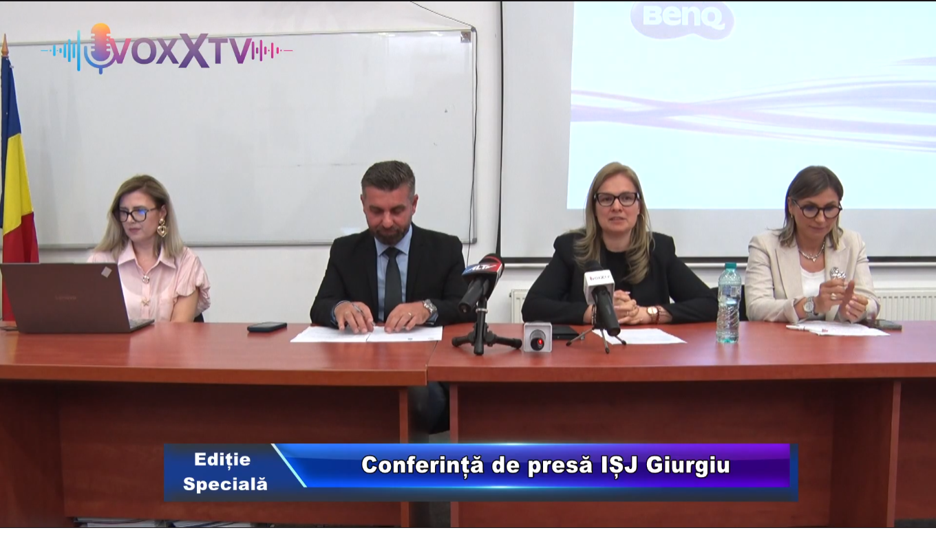 Conferință de presă IȘJ Giurgiu 2 Iunie 2026