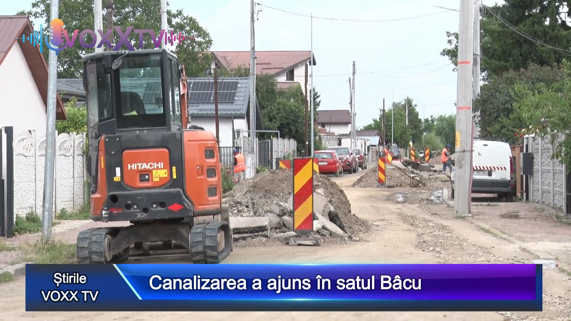 Canalizarea a ajuns în satul Bâcu