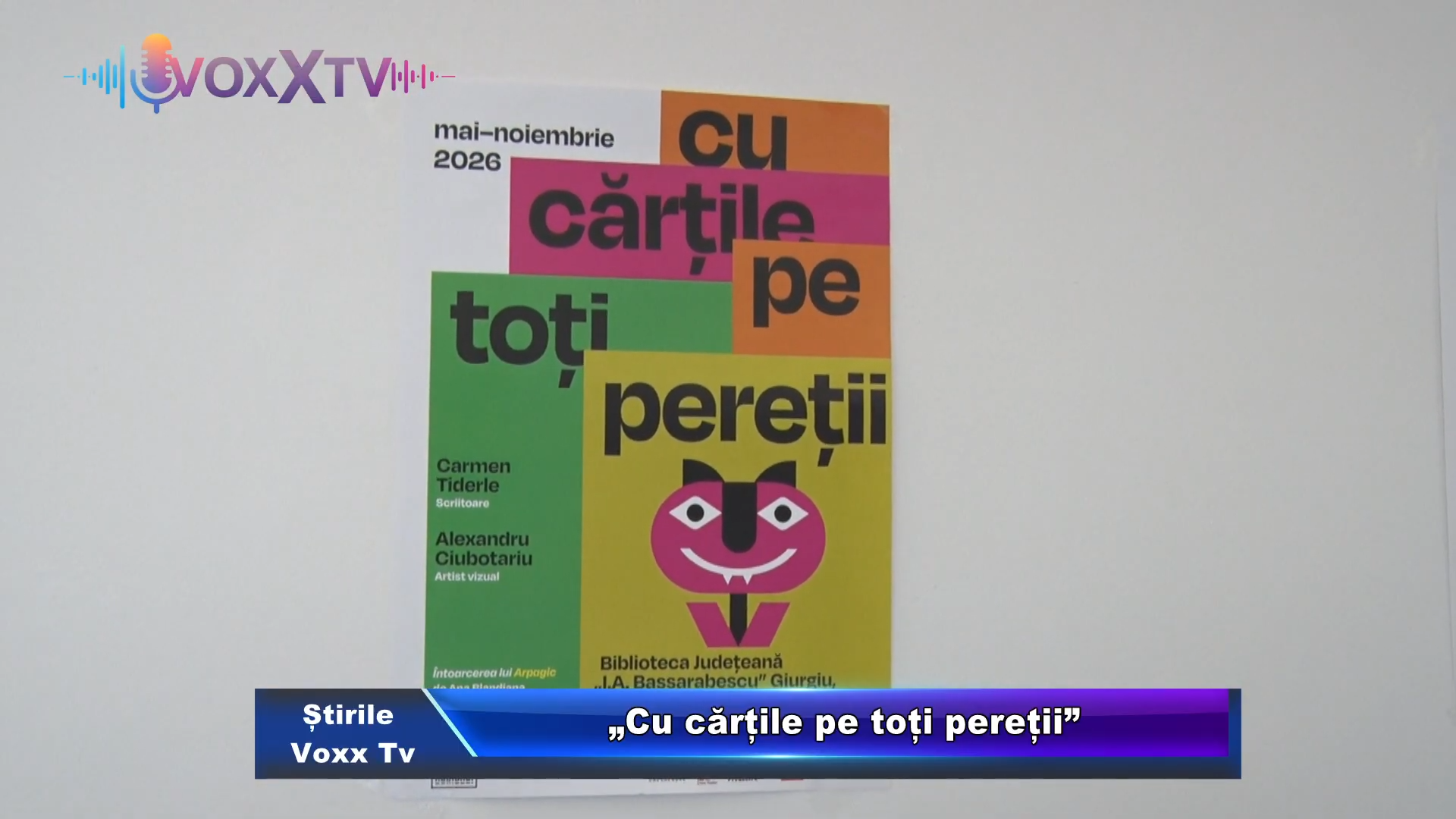 „Cu cărțile pe toți pereții”